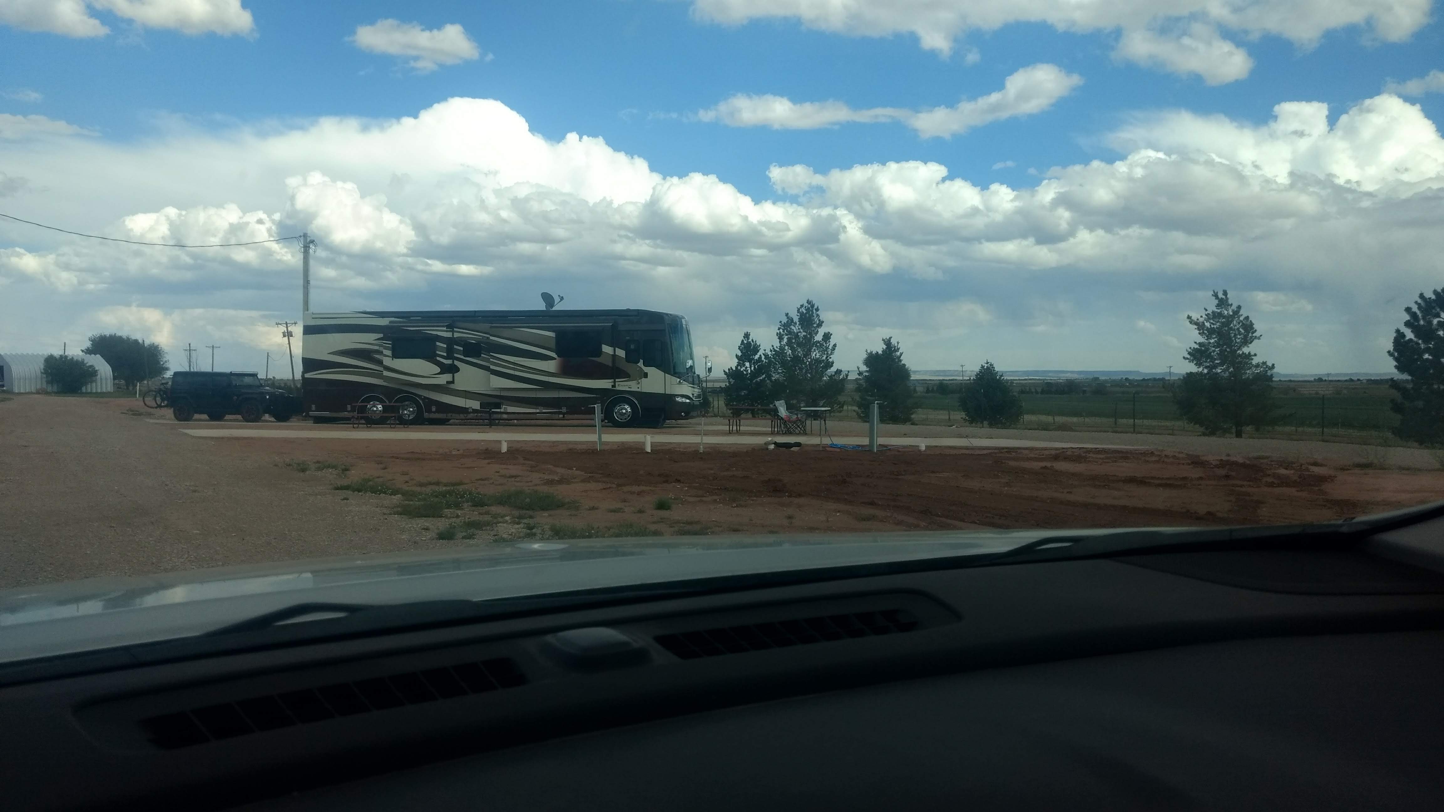 Extra Large Concrete pad, Newest addition