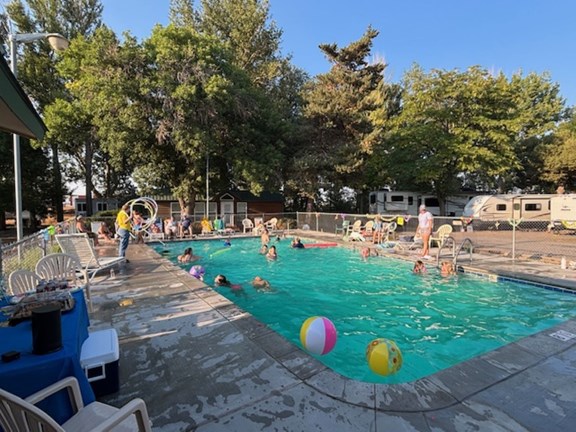 Outdoor Heated Swimming Pool
