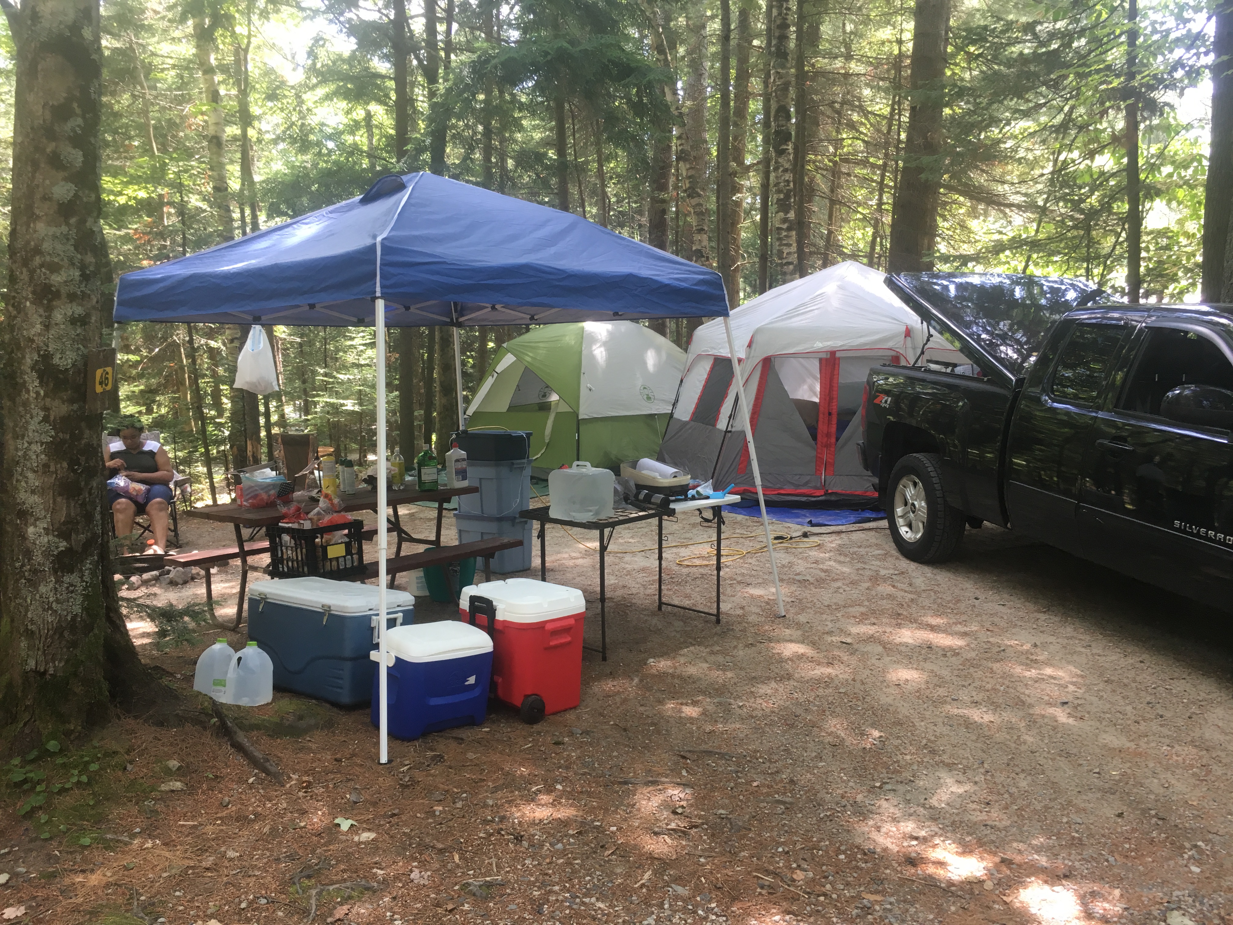 Tent site