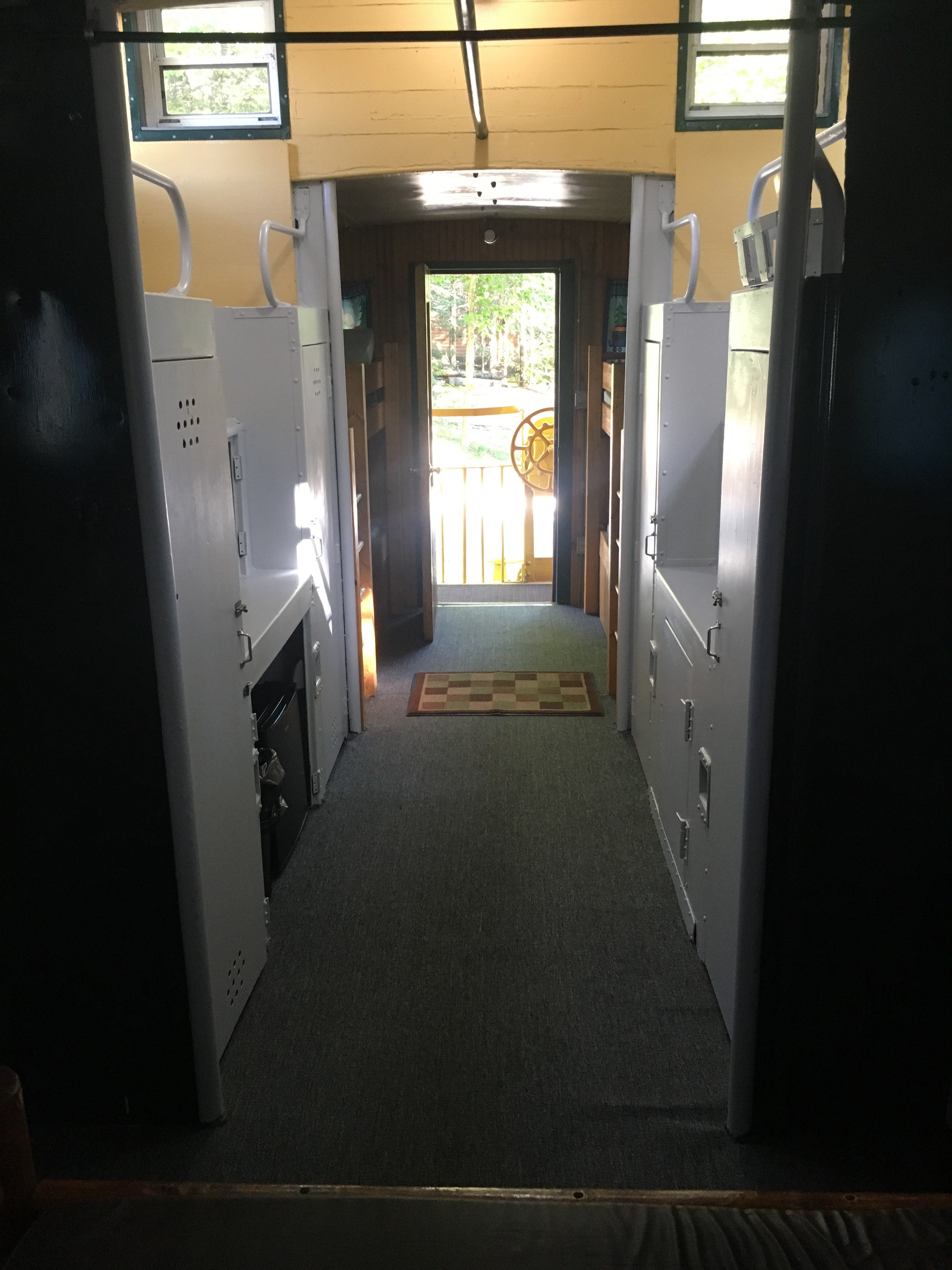 Newly renovated caboose