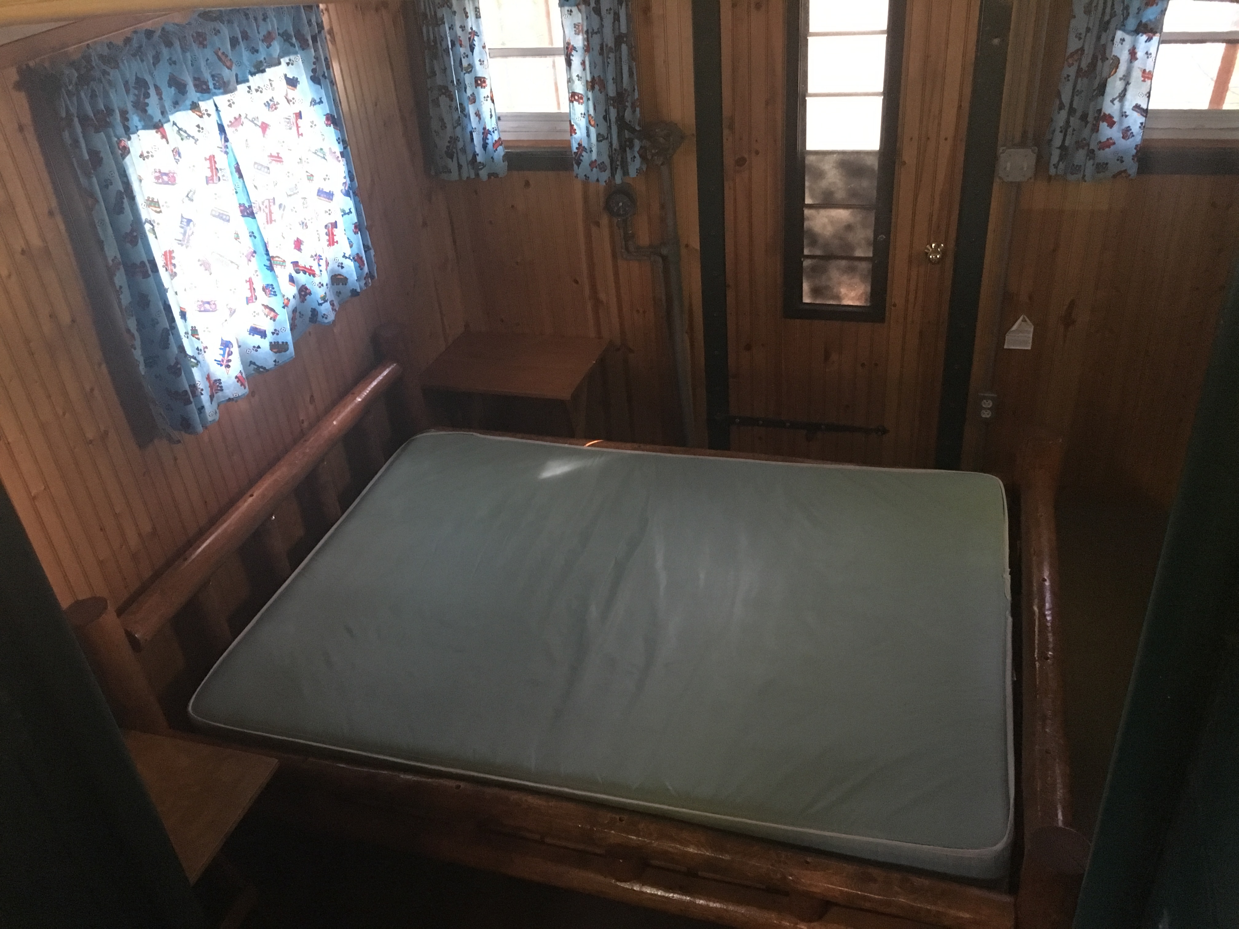 A double bed for mom and dad