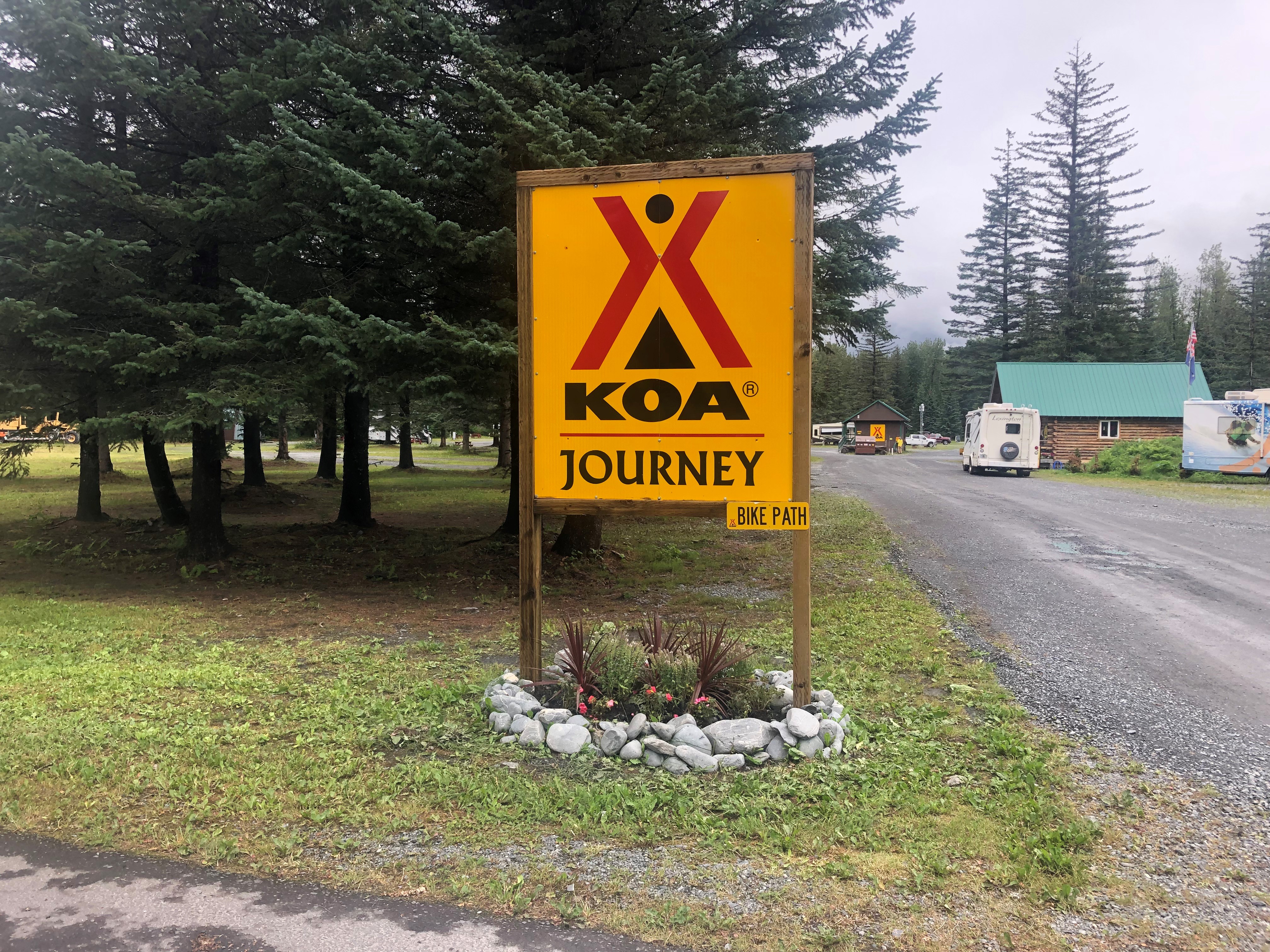 Entrance Welcome sign