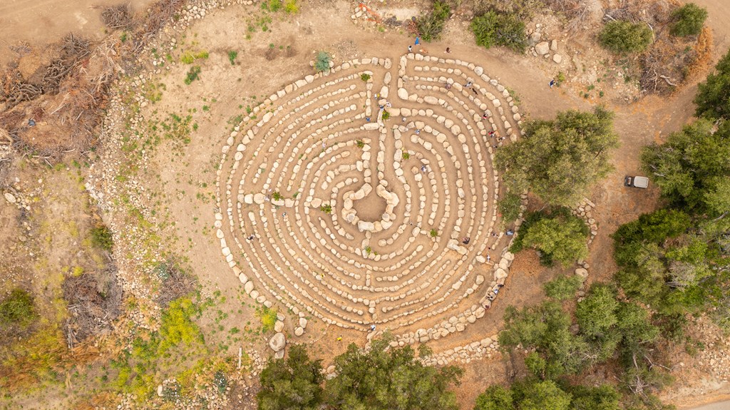 Exploring the World Labyrinth at Ventura Ranch KOA