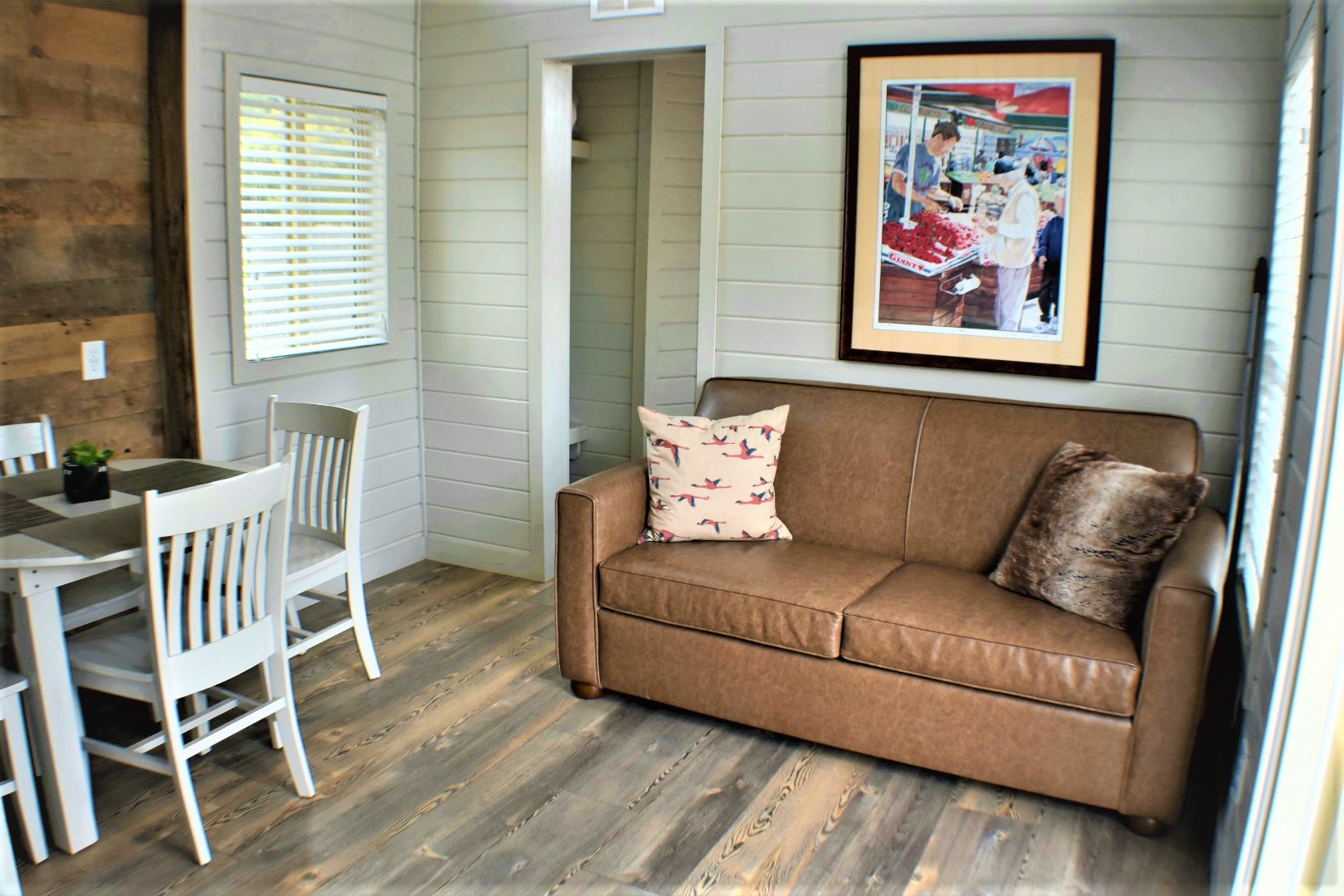 Living room and dining area 2 bedroom Cabin