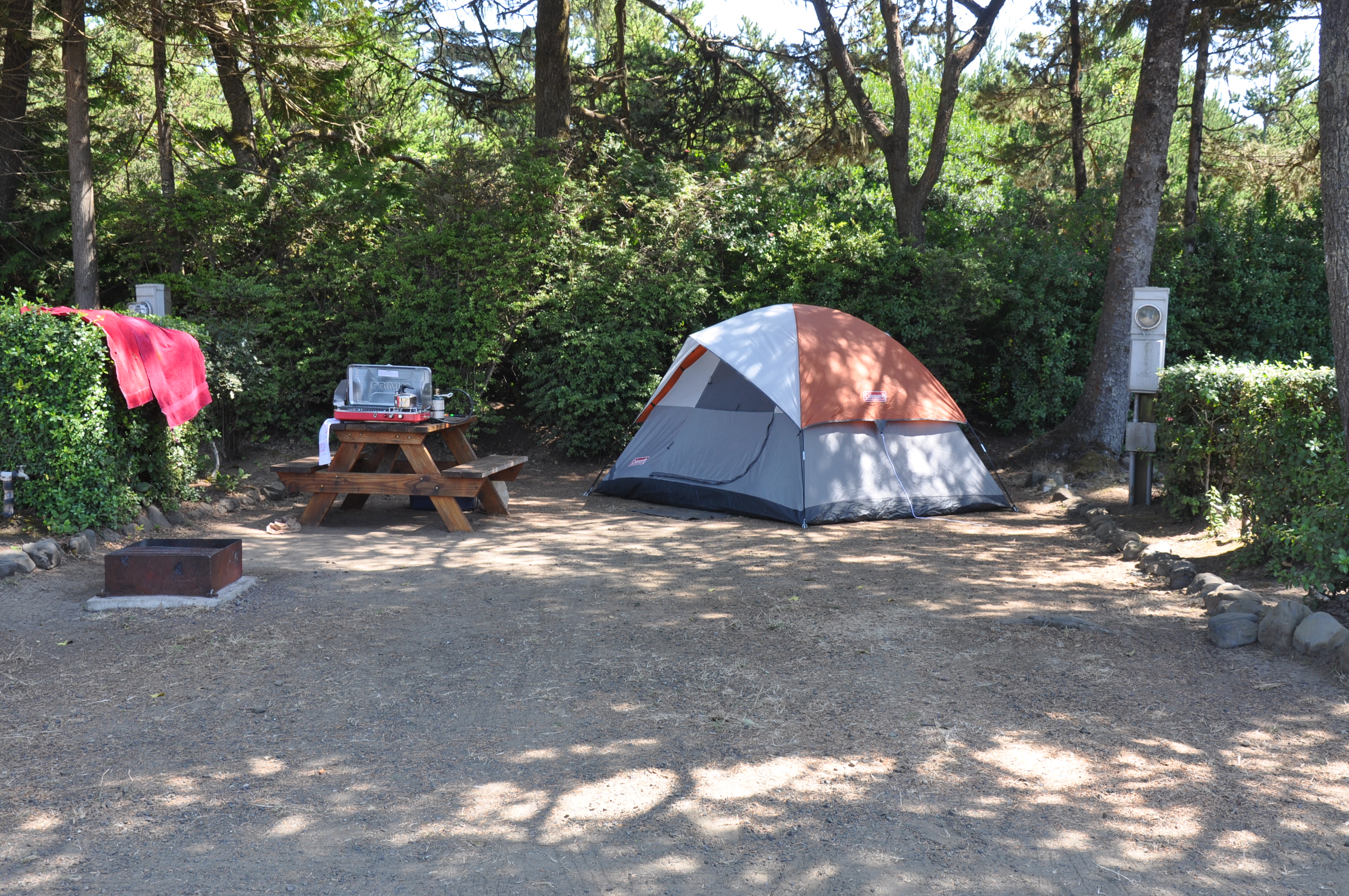 Deluxe Tent Site w/ Water and Electric