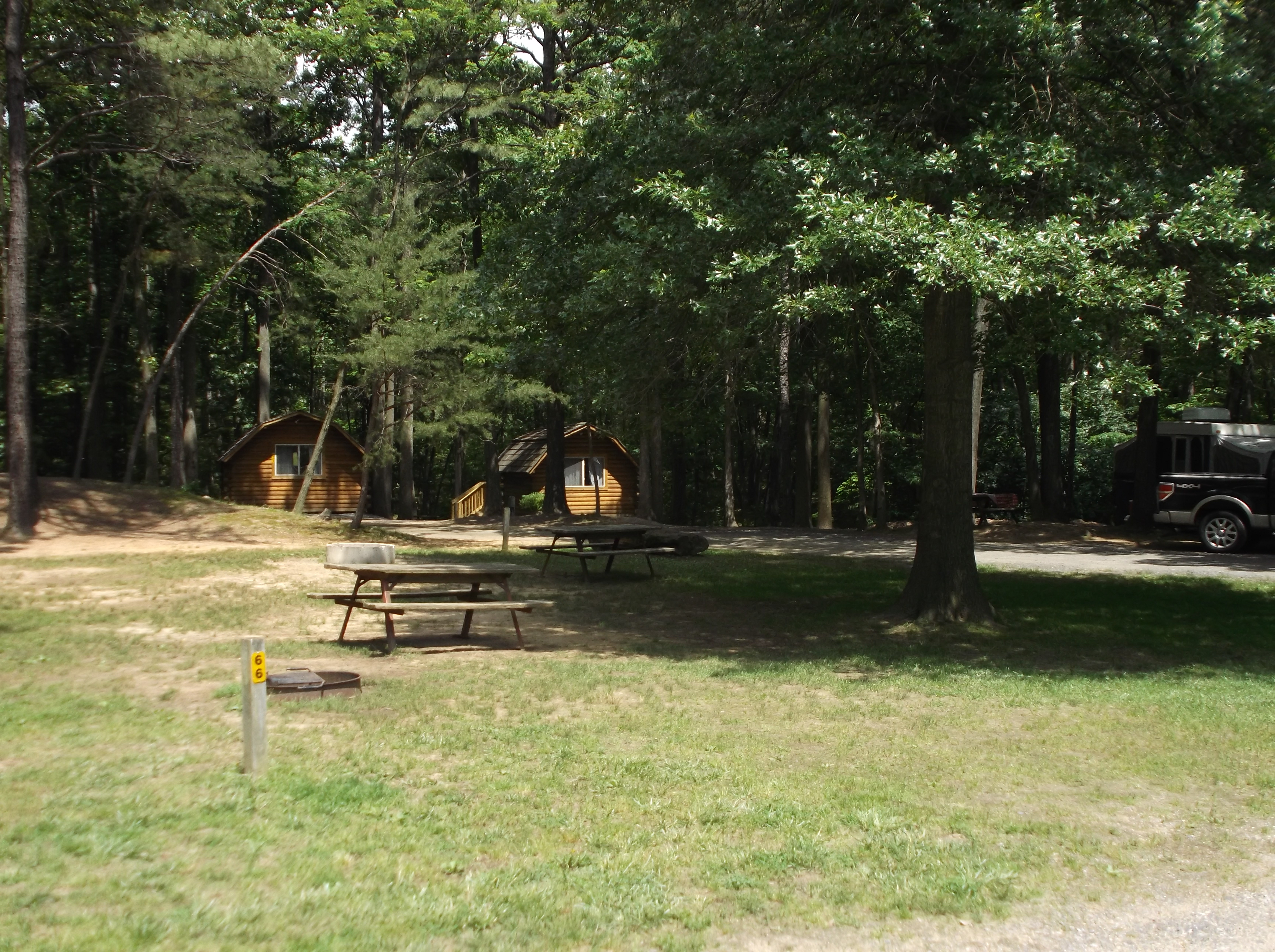 Tent site, no-hookups