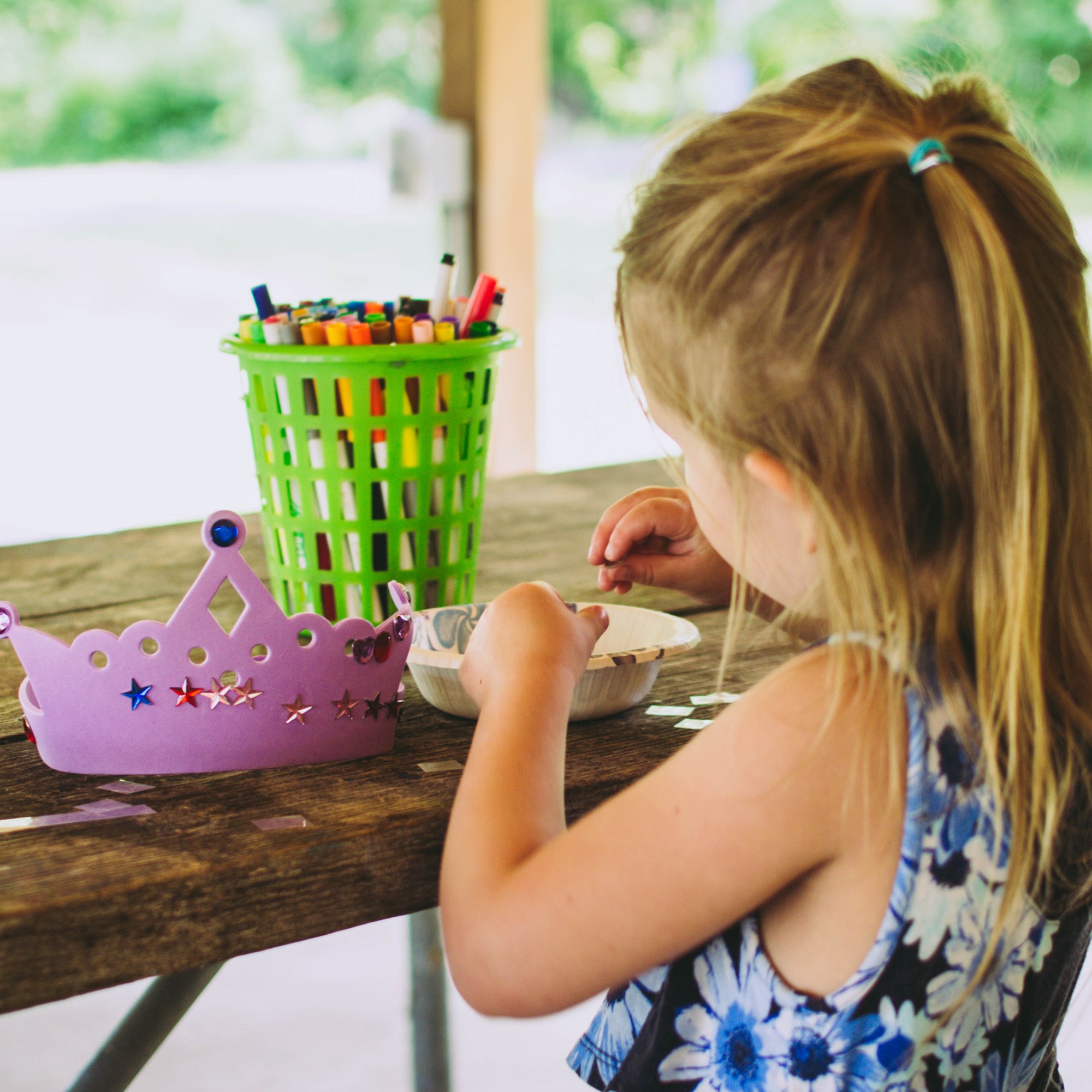 Campground Kids Craft Photo
