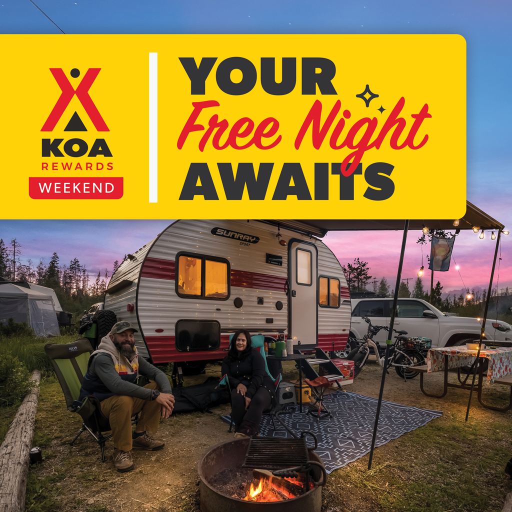 KOA Rewards & Free Night Event Weekend