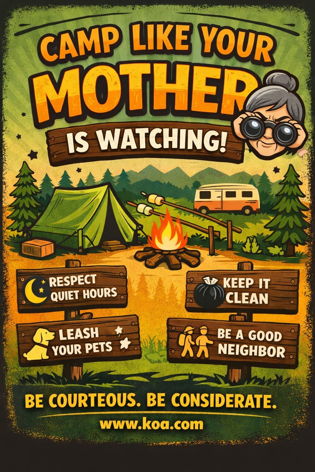 Enjoy Your Stay - Camping Ettiquette