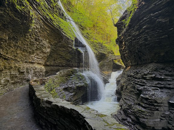 Watkins Glen Gorge at the Watkins Glen State Park