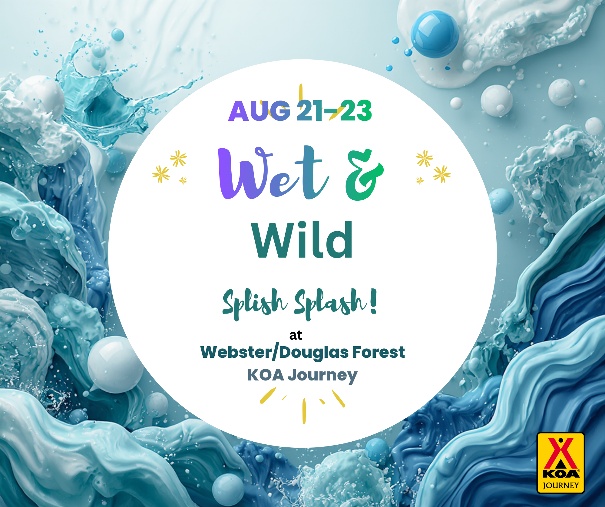 August 21-23 Wet & Wild Photo
