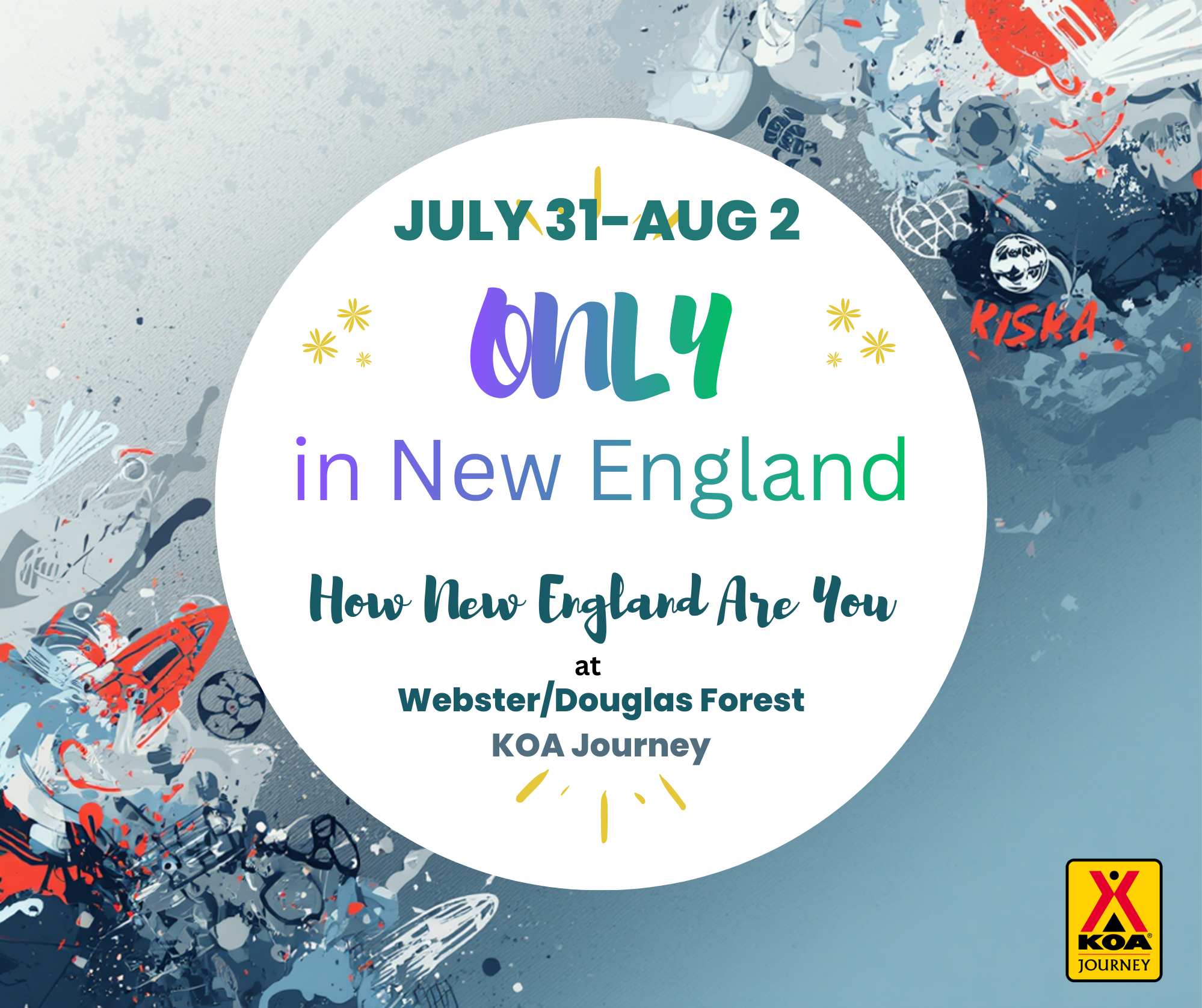 July 31- August 2 Only in New England Photo