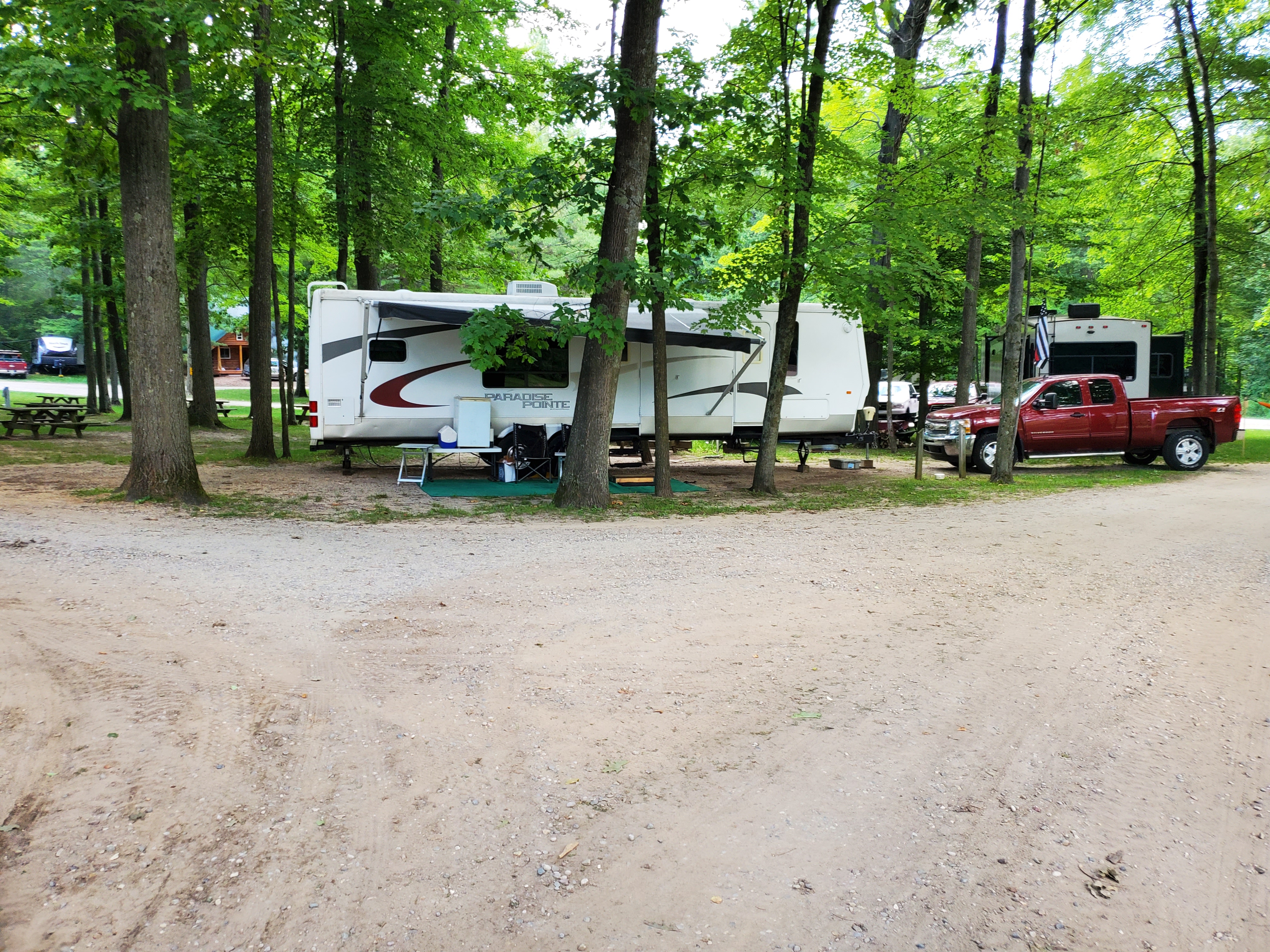 Pull Thru RV Site