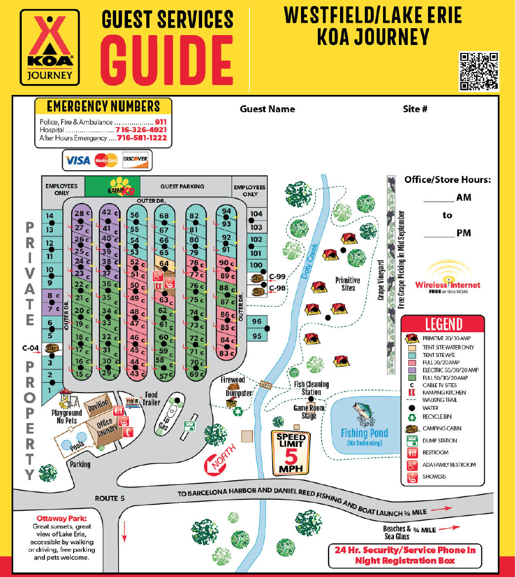 Campground Site Map