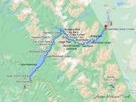 Glacier Park - Going to the Sun Highway: 156 to 240 miles