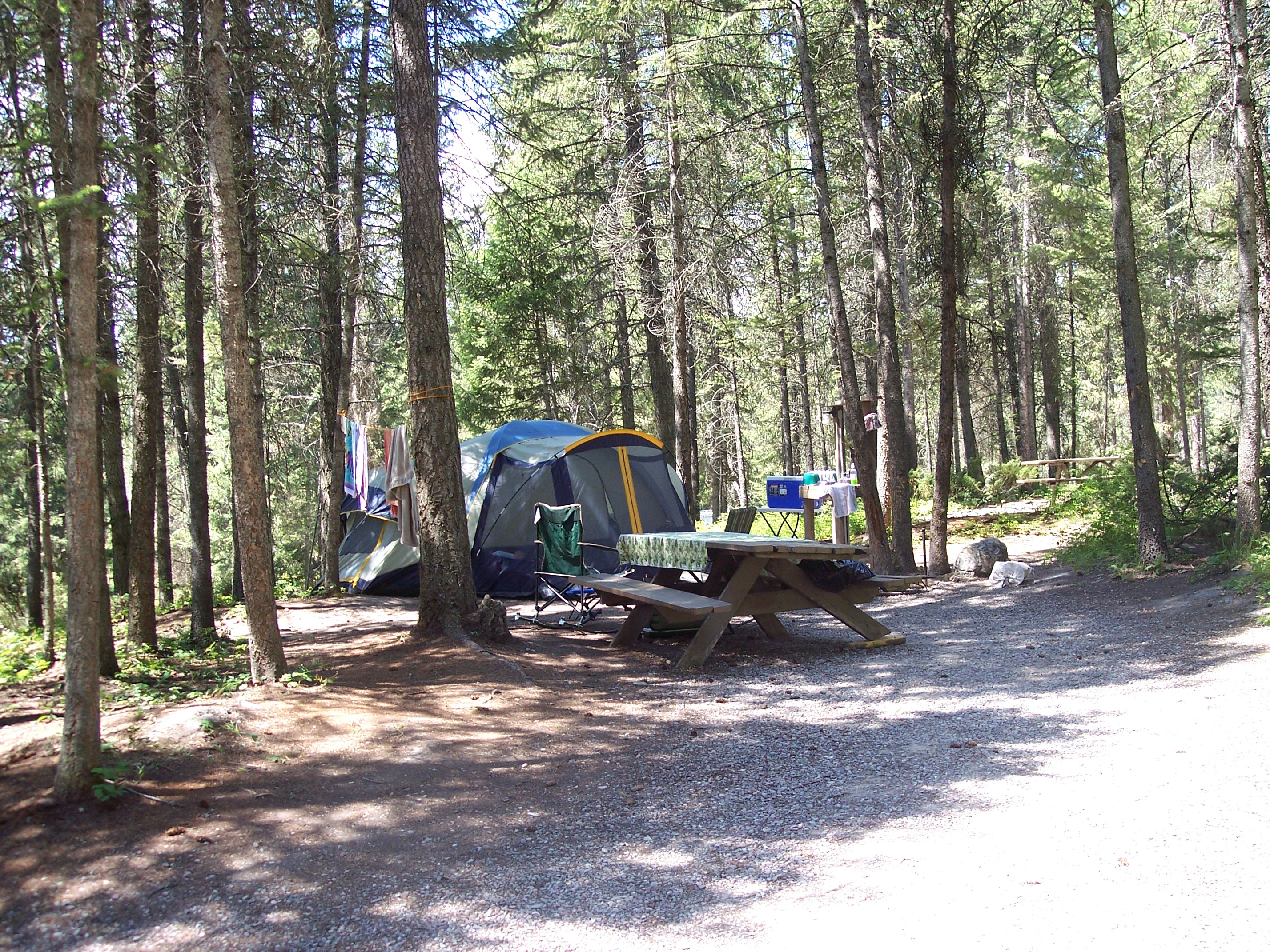 tent site