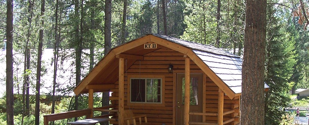 deluxe cabin  with bathroom