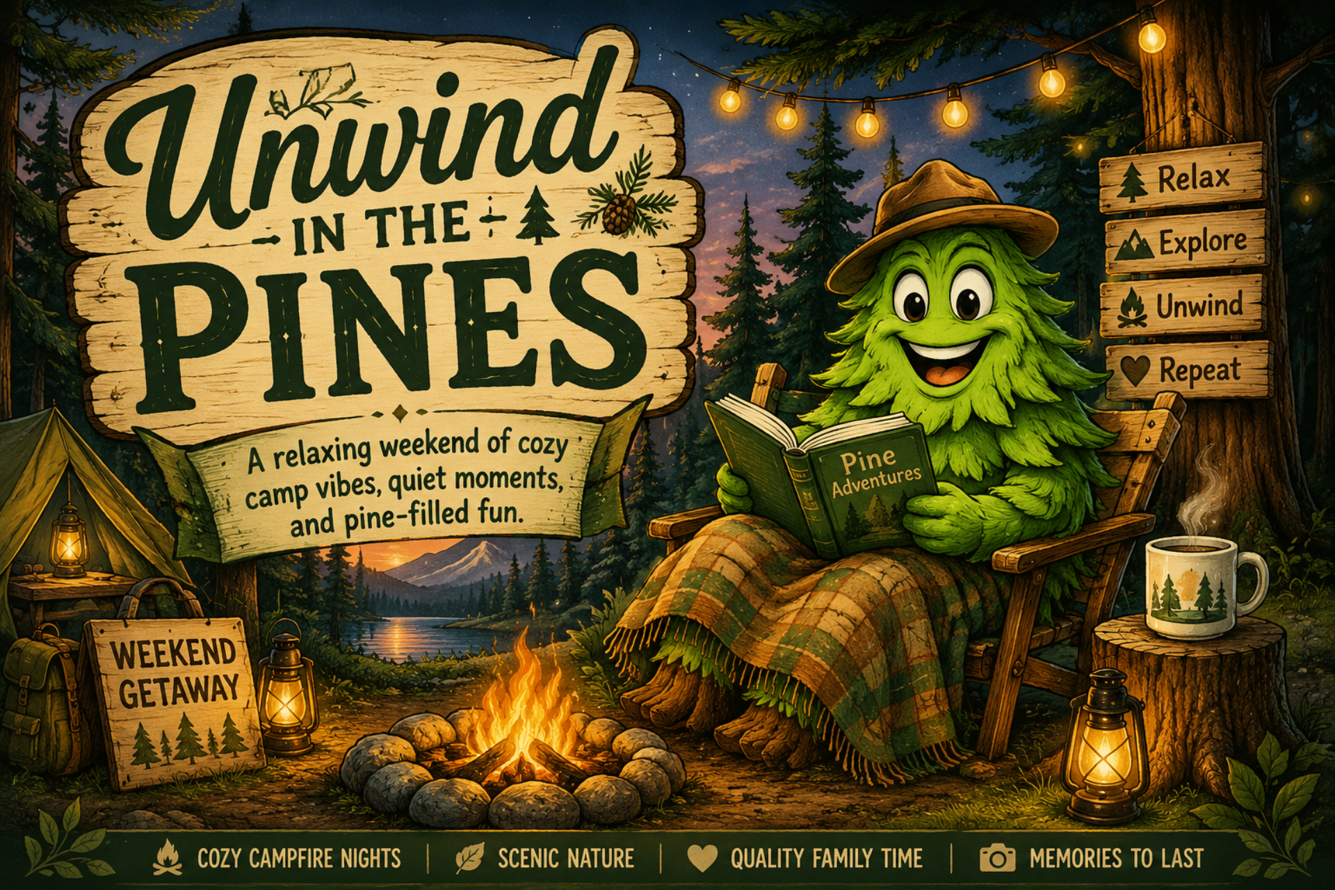 Unwind in the pines Photo