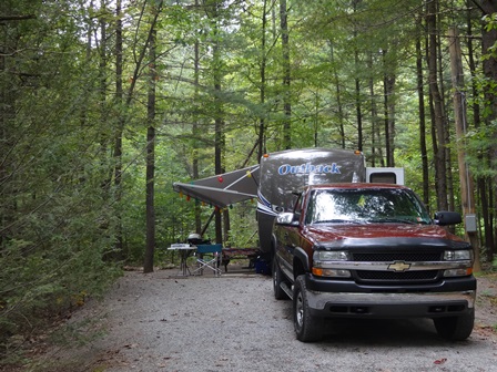 Our most spacious sites. Large wooded sites, 30 amp water and electric, located all over the park. Great sites with picnic tables & fire rings for your use. Plenty of options, so you can bring friends.