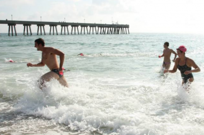 YMCA Pier 2 Pier Open Water Swim Race Photo