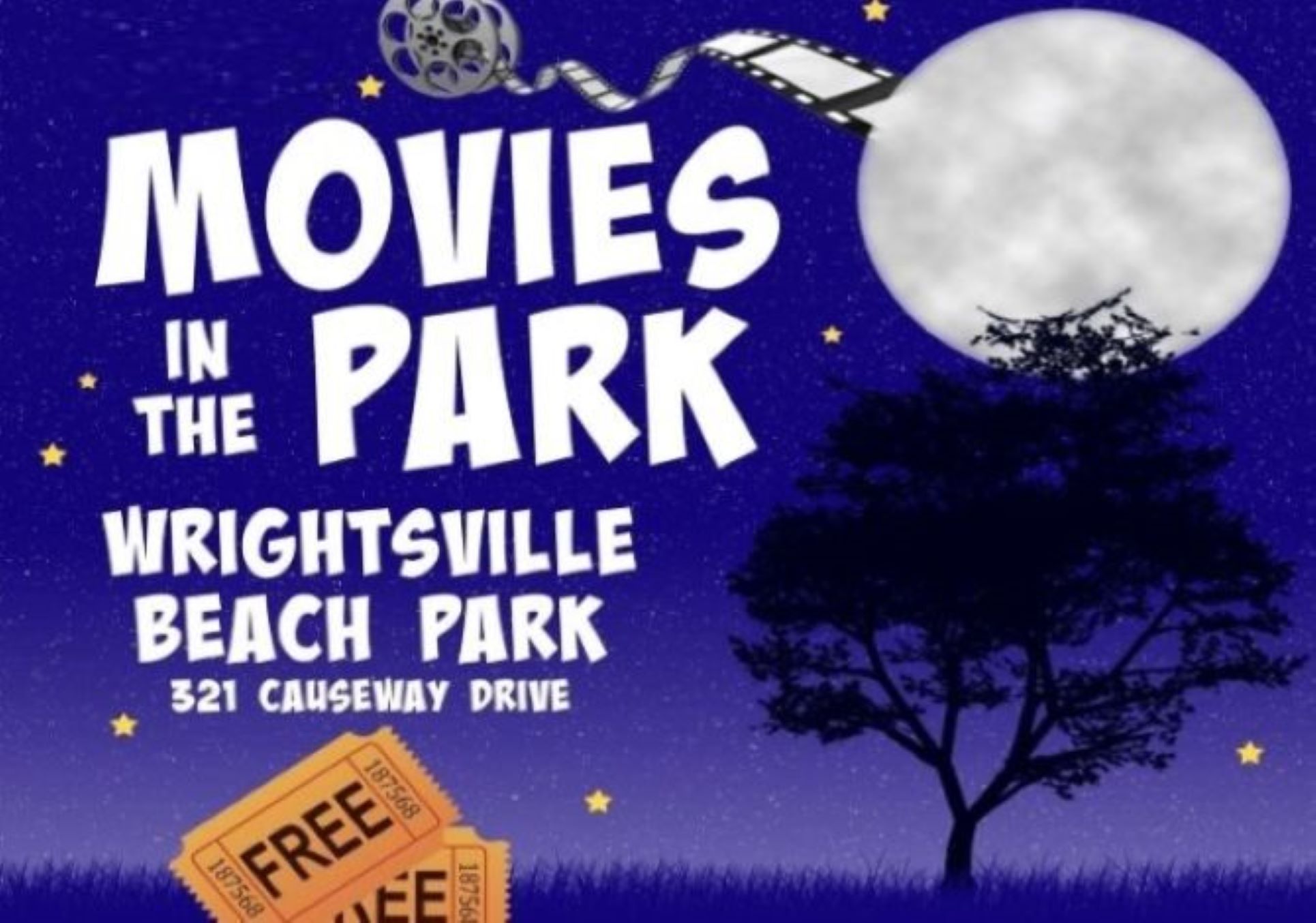 Holiday Movie in the Park at Wrightsville Beach Park Photo