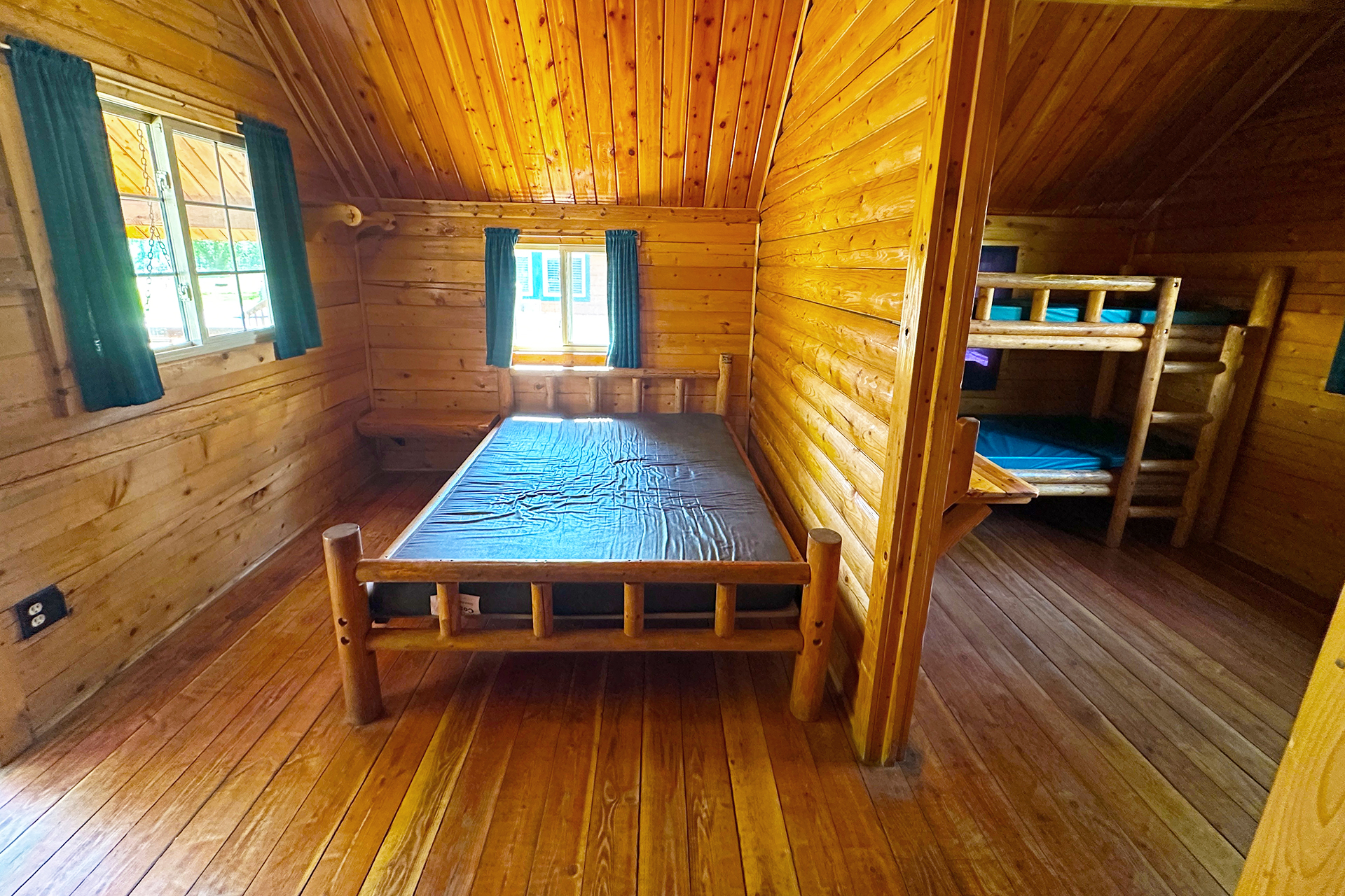 K102 - Camping Cabin, 2 Room with Patio (No Bathroom) - Sleeps 6