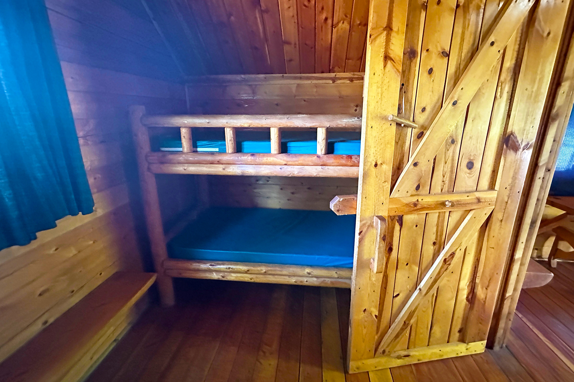 K102 - Camping Cabin, 2 Room with Patio (No Bathroom) - Sleeps 6