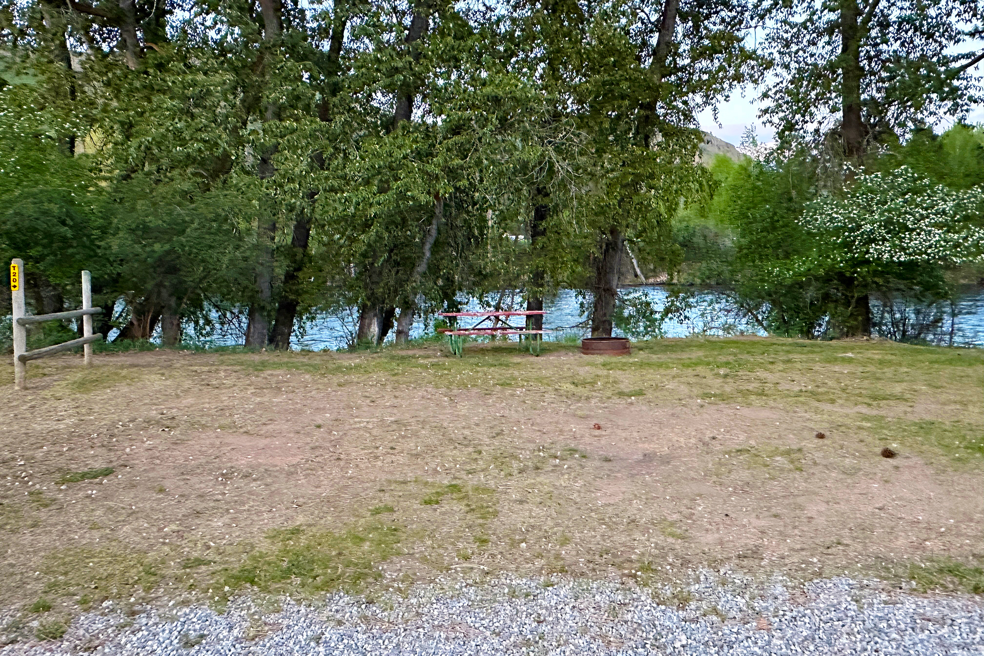 T20 - Tent Site, No Hookups with River View