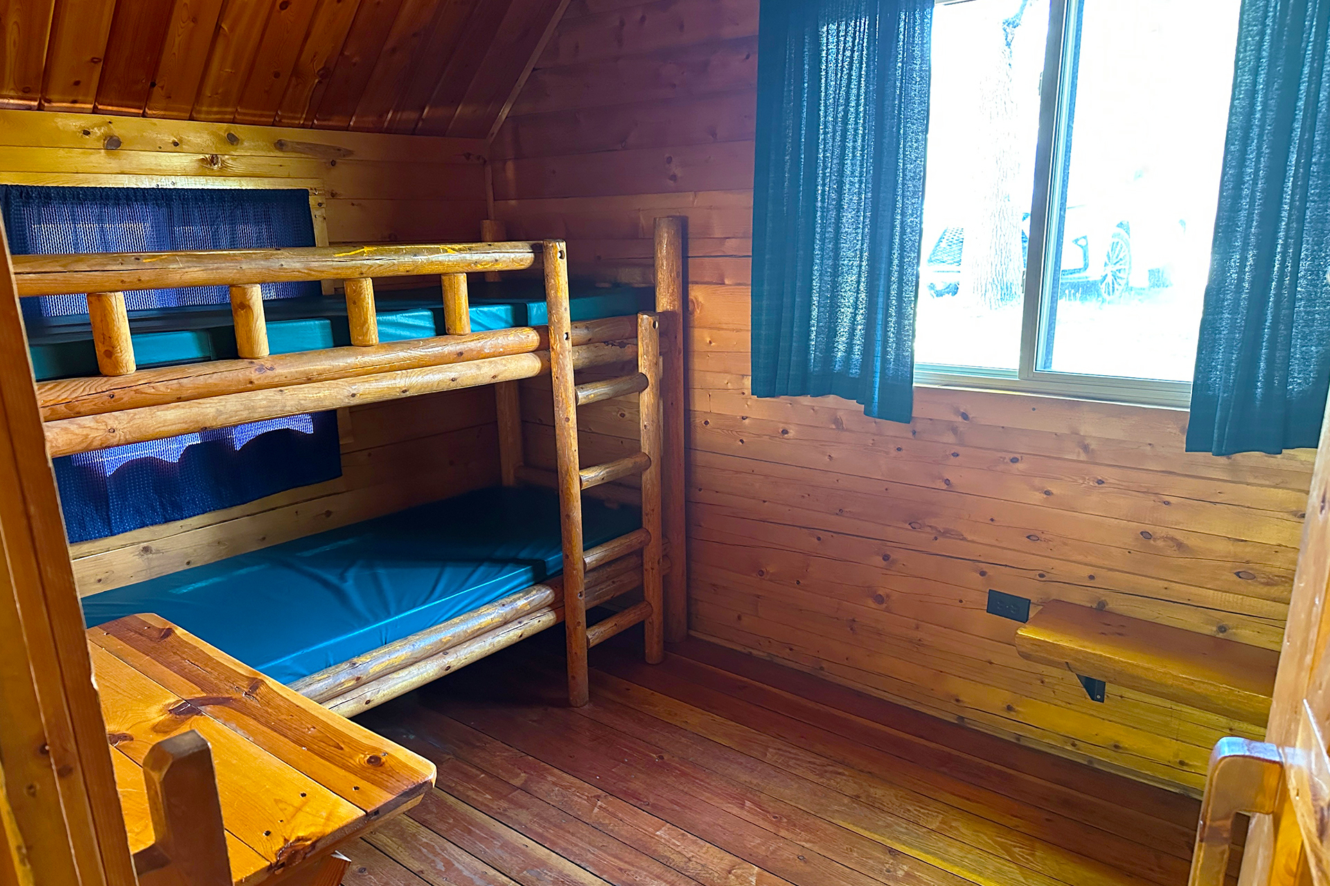 K102 - Camping Cabin, 2 Room with Patio (No Bathroom) - Sleeps 6