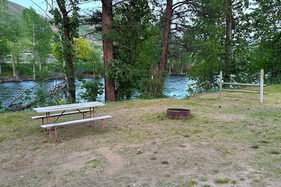 Tent Site, No Hookups with River View