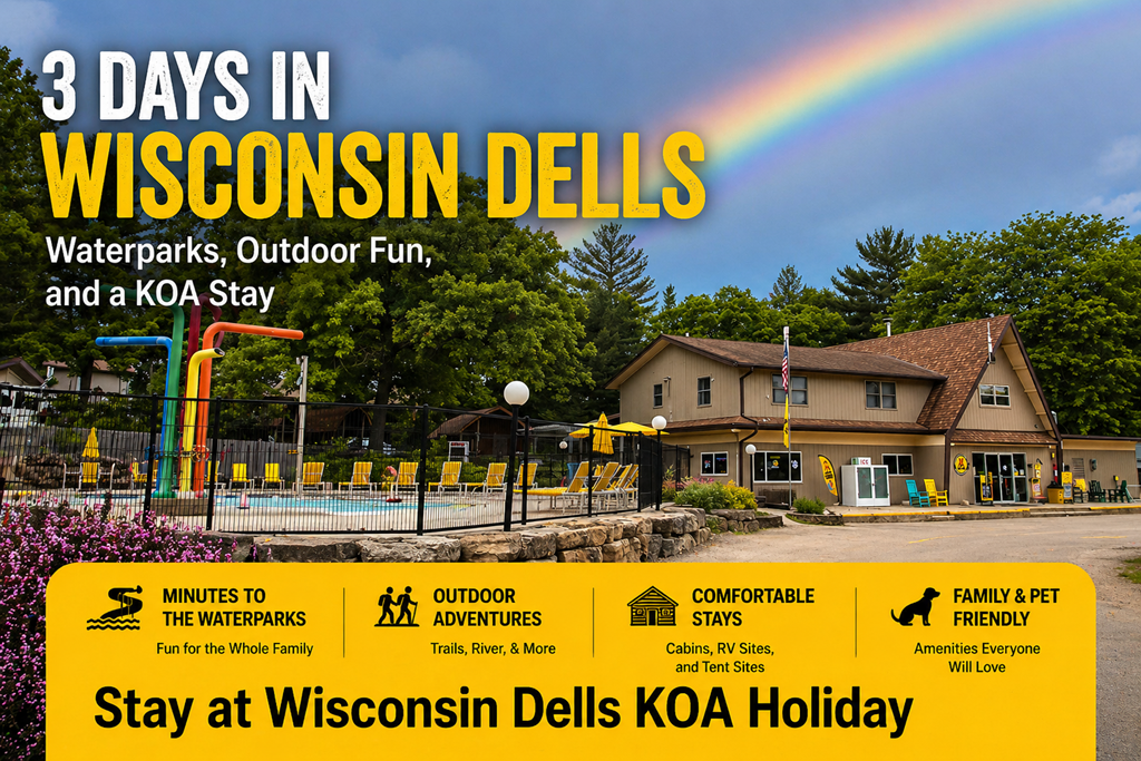3 Days in Wisconsin Dells: Waterparks, Boat Tours & KOA
