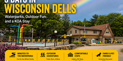3 Days in Wisconsin Dells: Waterparks, Boat Tours &amp; KOA