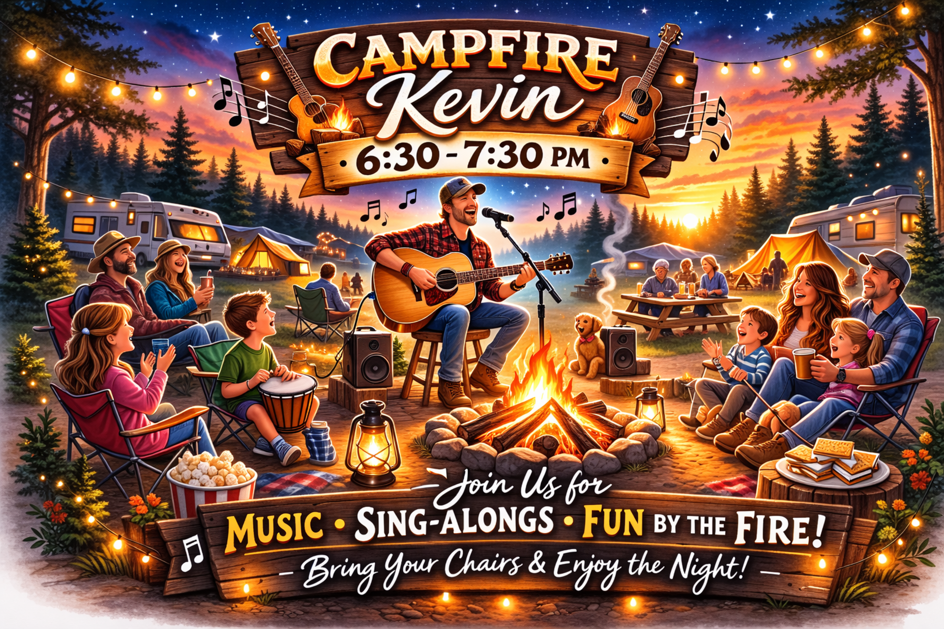 Campfire Kevin Photo