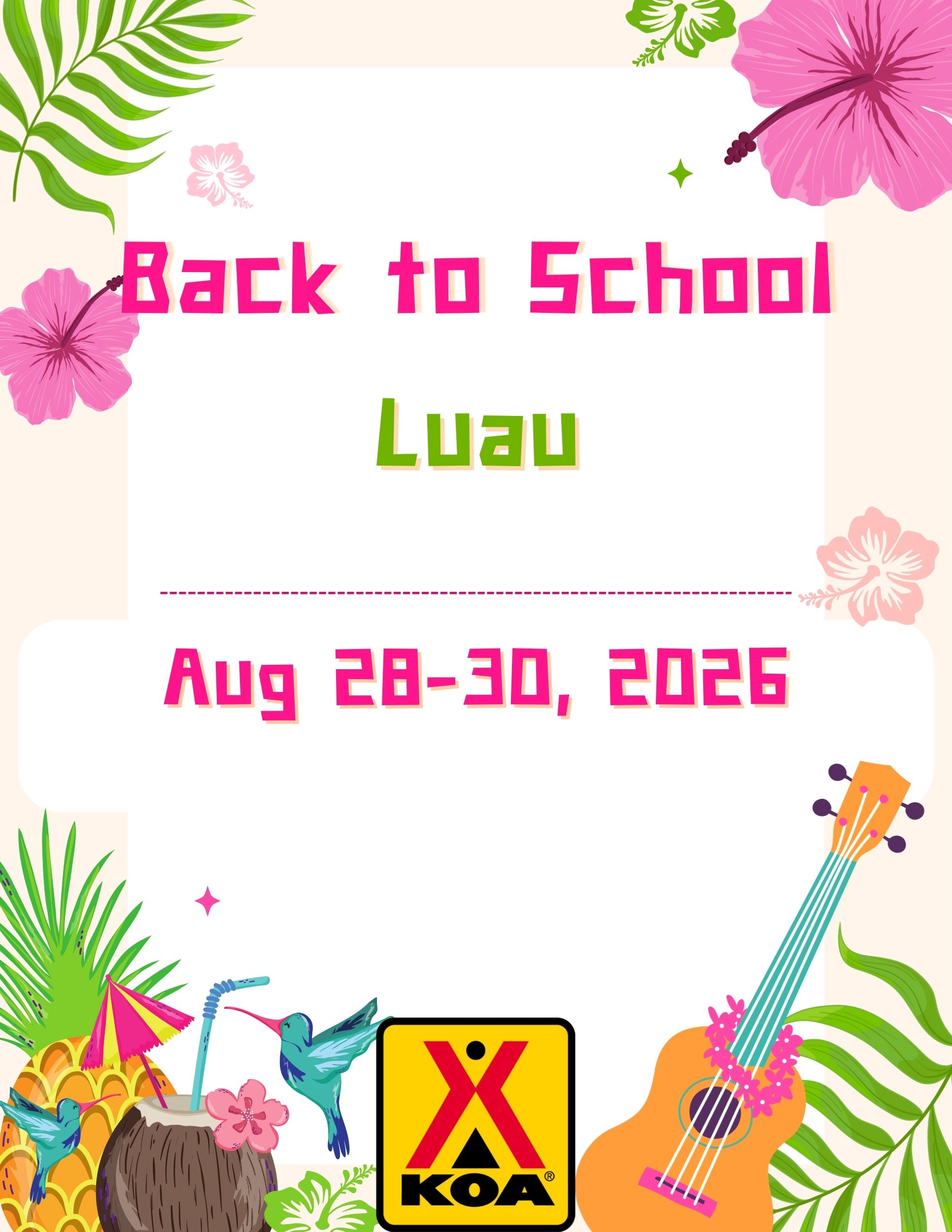 2026 Back to School Luau Photo