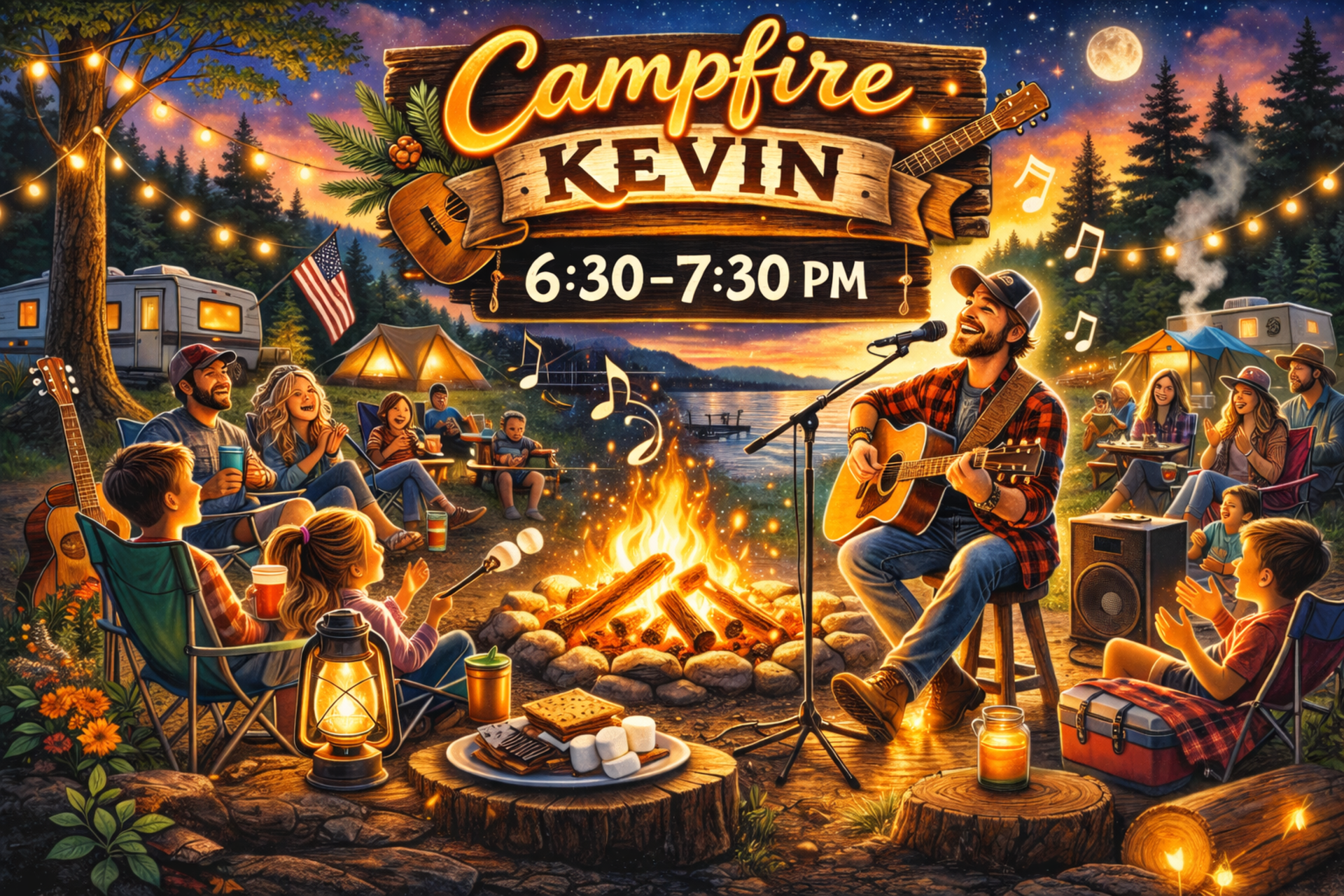 Campfire Kevin Photo