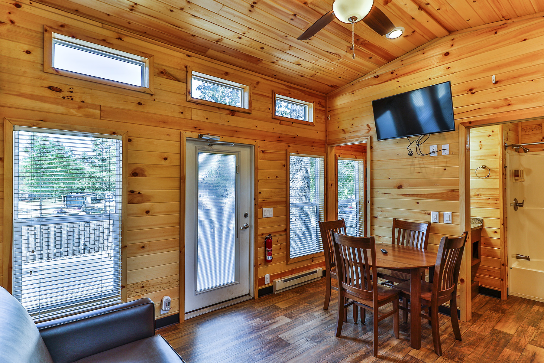Wisconsin Dells KOA Deluxe Cabin Interior