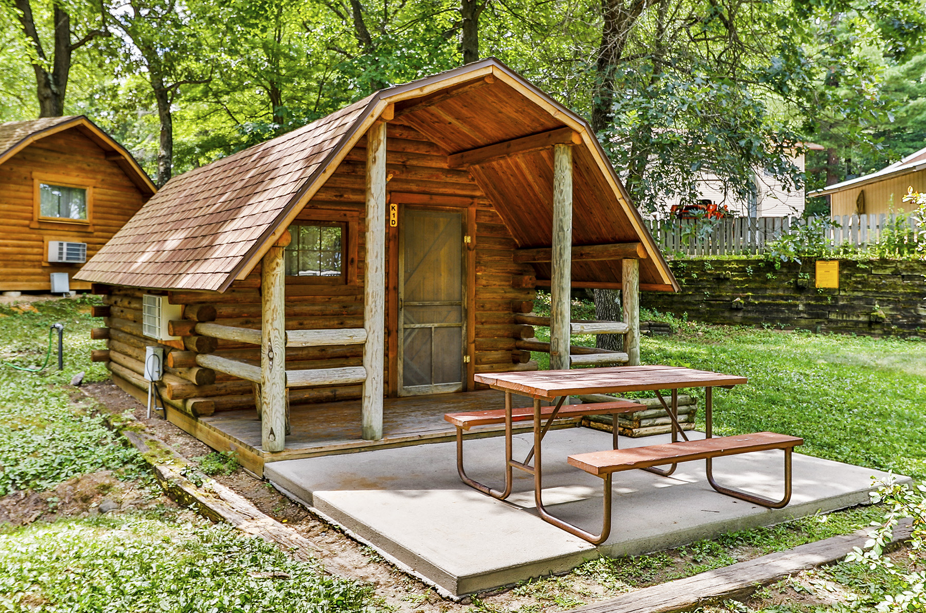 Wisconsin Dells KOA Camping Cabin with Patio