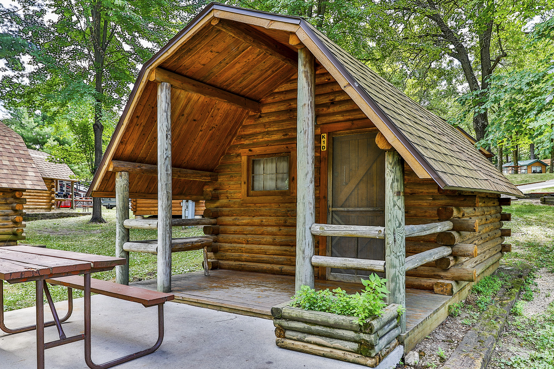 Wisconsin Dells KOA Camping Cabin with Patio