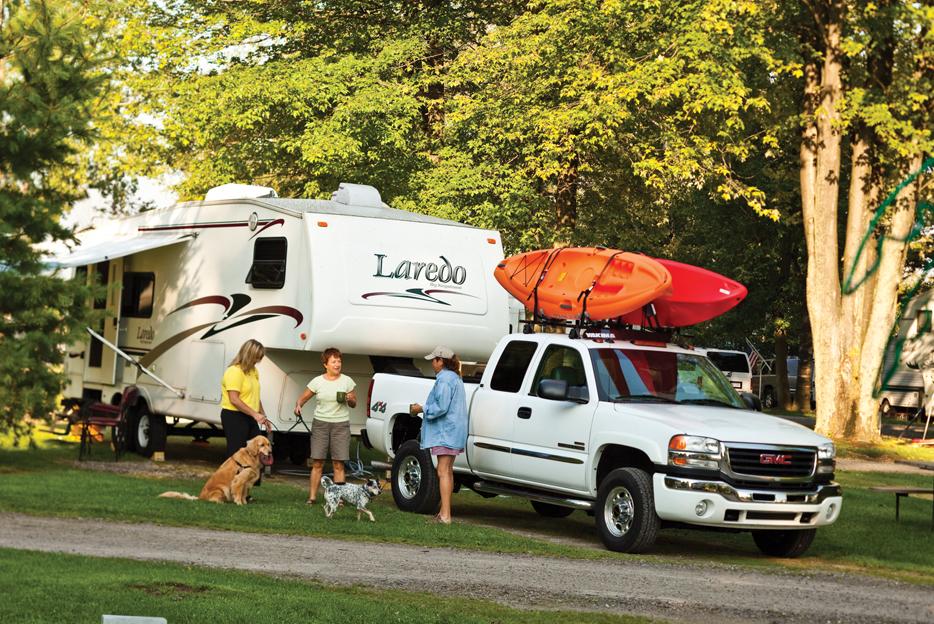Wisconsin Dells KOA Back-In RV Site