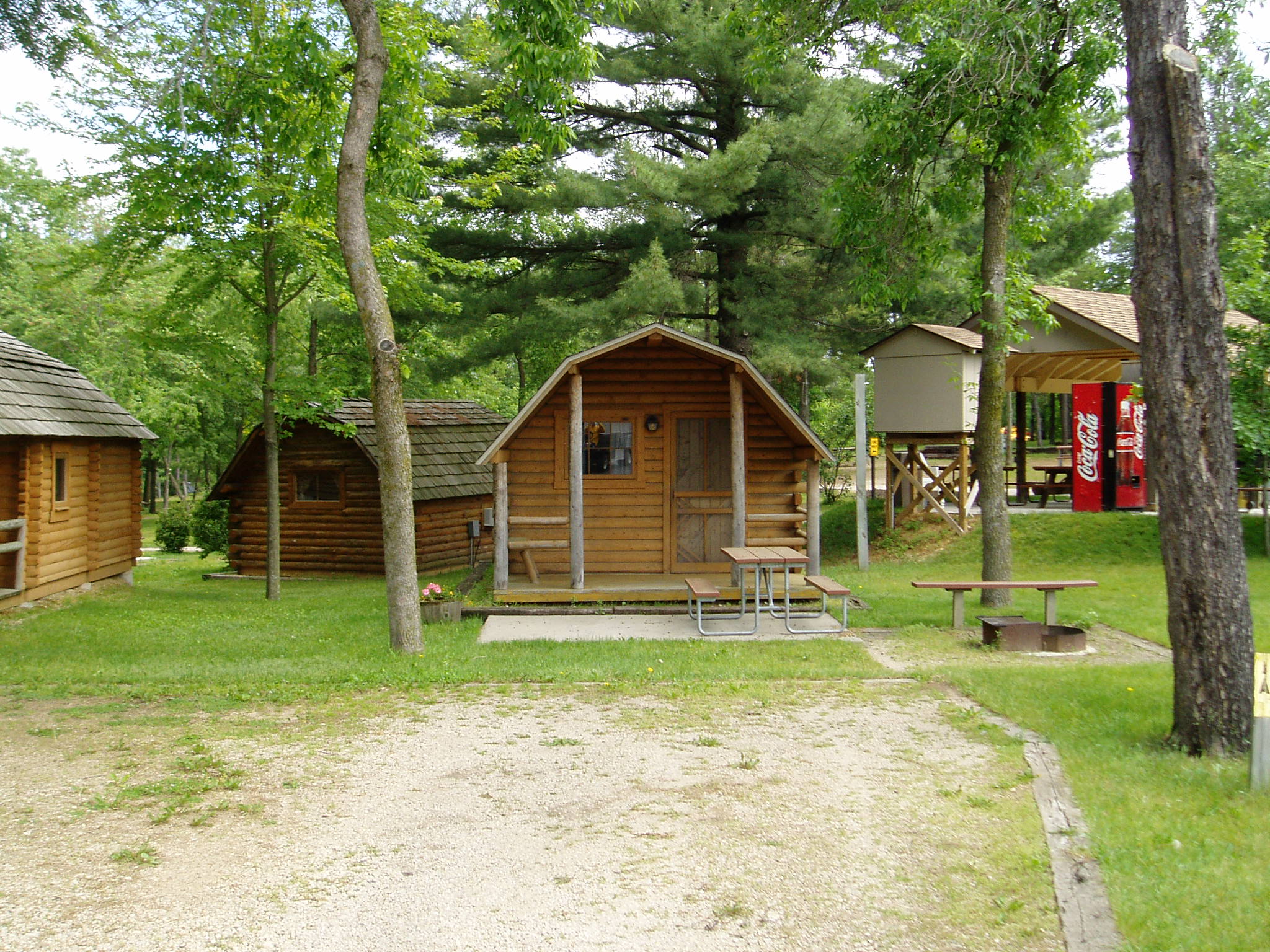 Wisconsin Dells KOA Camping Cabin with Patio
