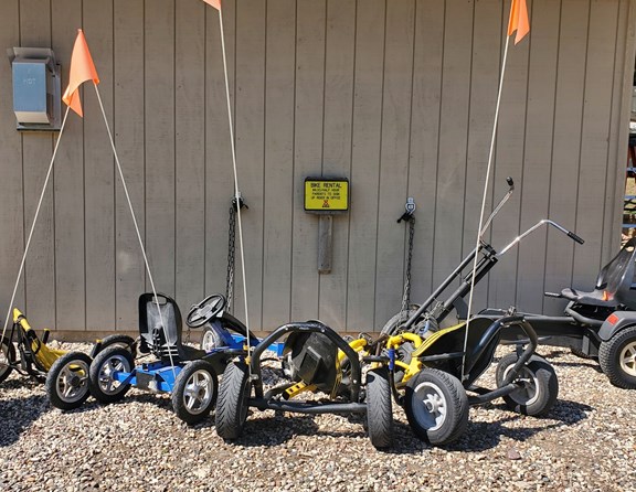 We have bike rentals available for all our campers!