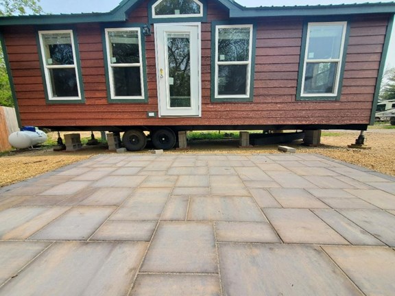 New Deluxe Cabin Going In - with Awesome Patio!