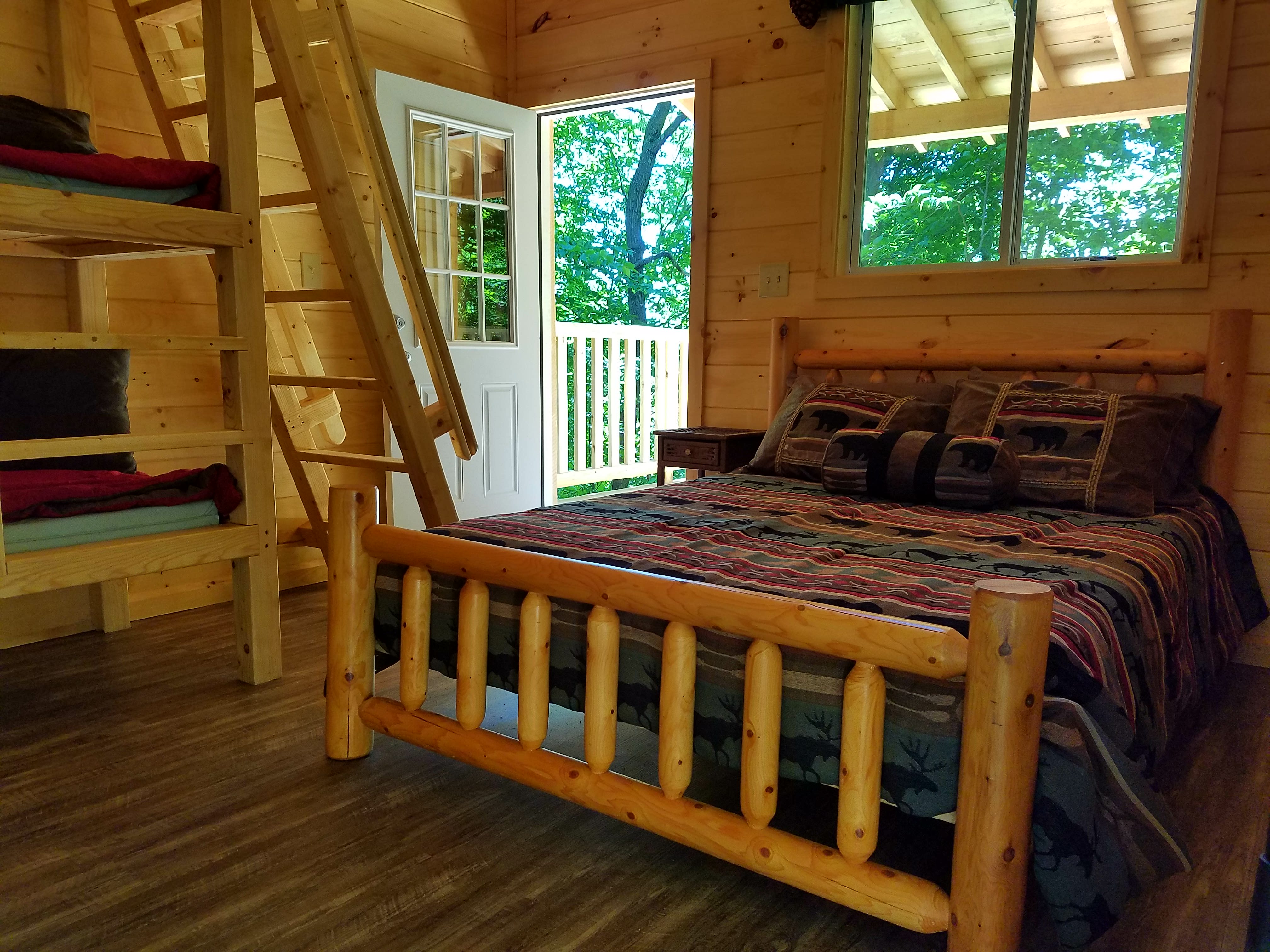 In side the Tree Cabin