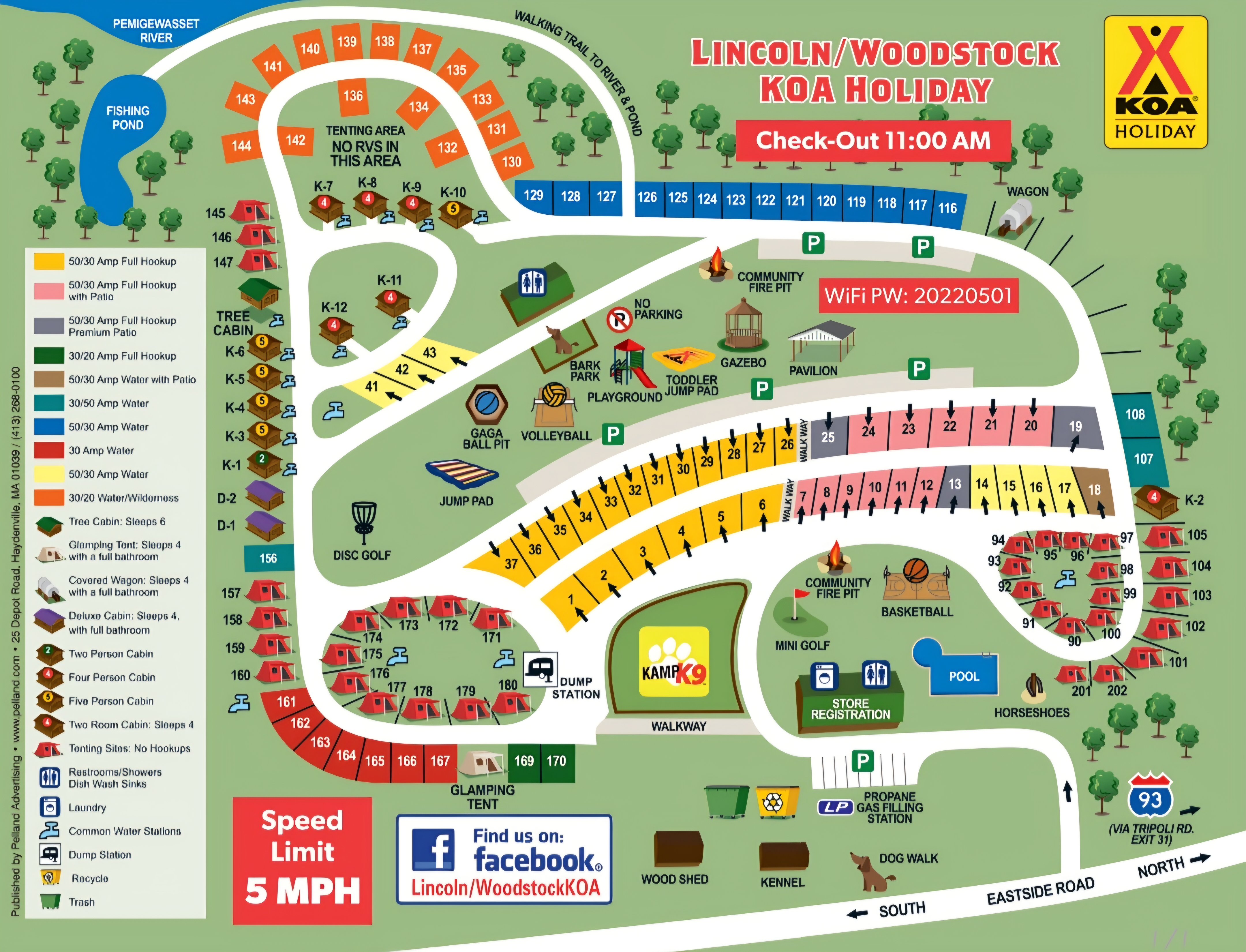 Campground Site Map