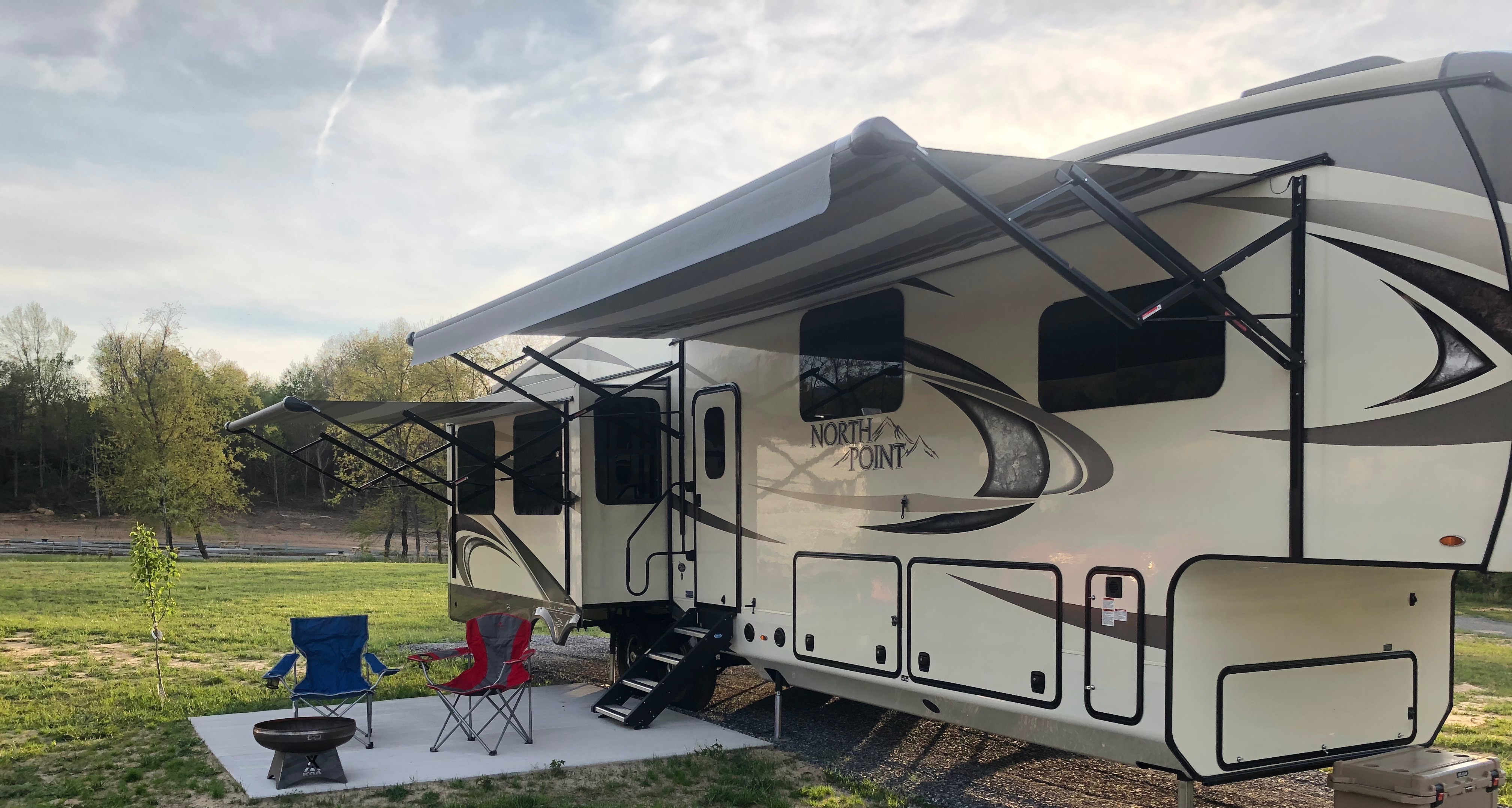 Back in 50amp patio site
