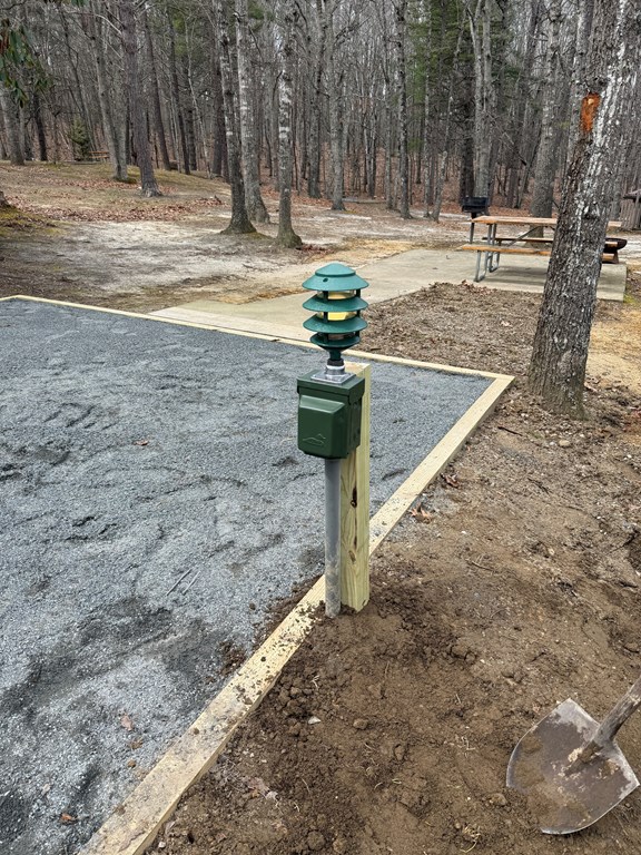 Tent electric site