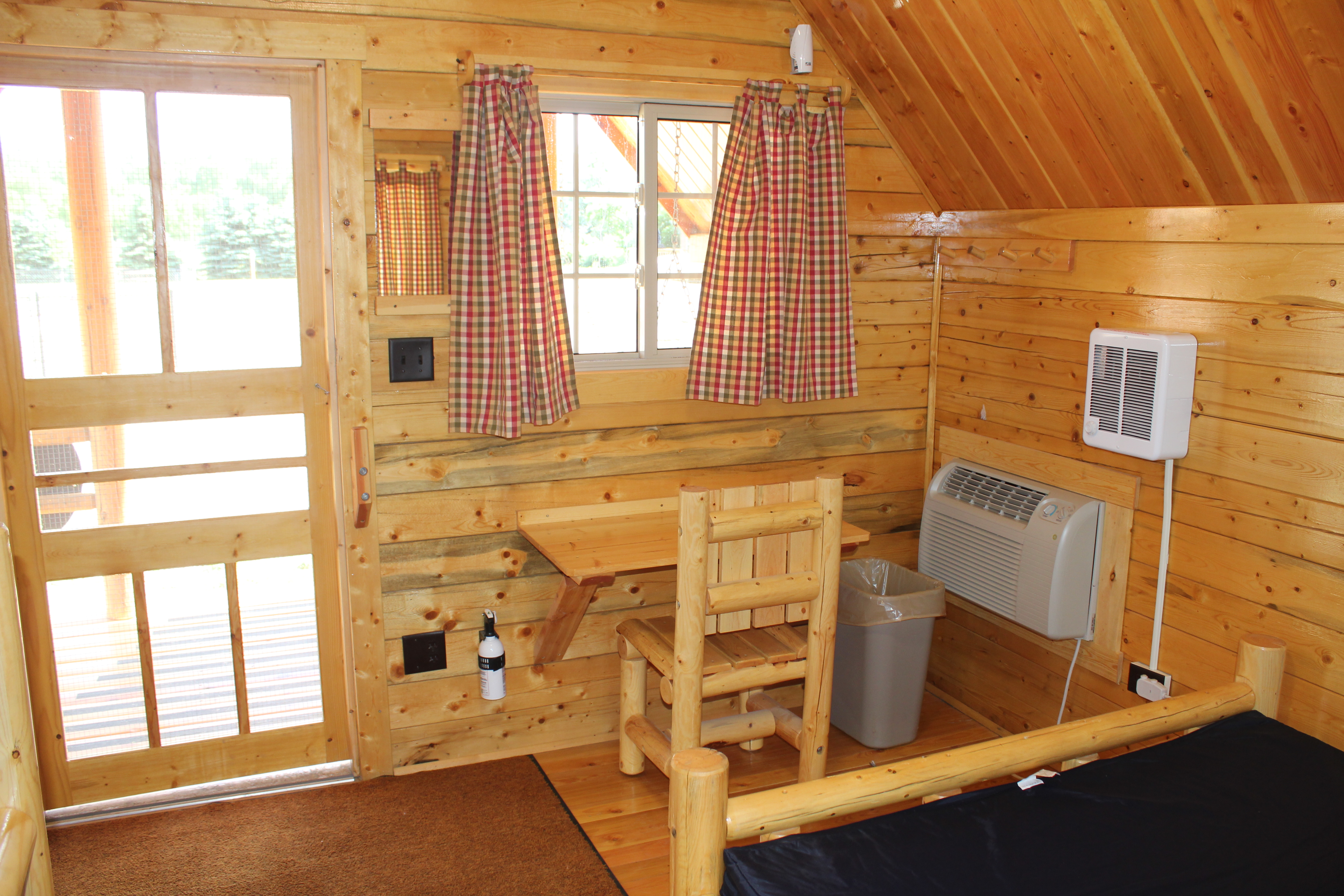 INSIDE A KAMPING KABIN