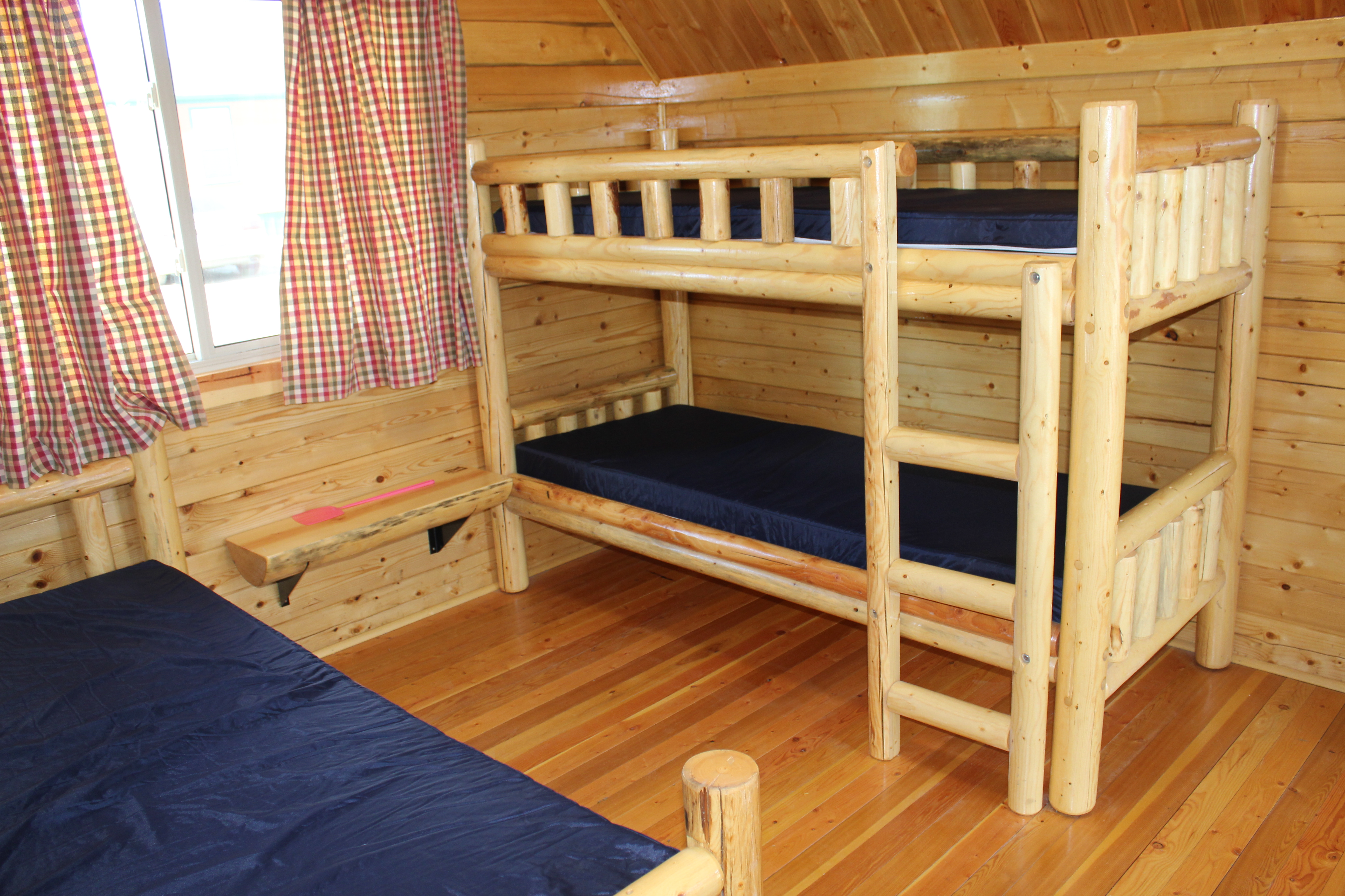 INSIDE A KAMPING KABIN