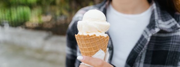Ice Cream at Coffee Cabin