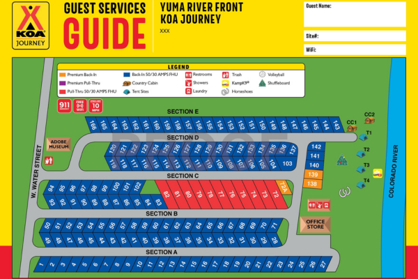 Campground Site Map